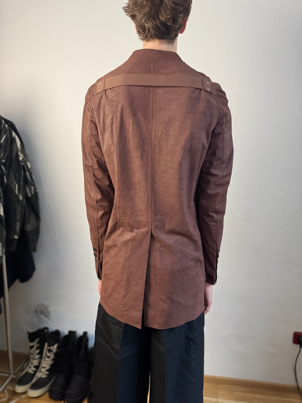 S/S 21  "PHLEGETHON" Runway Blistered Lamb Leather Lido Jacket