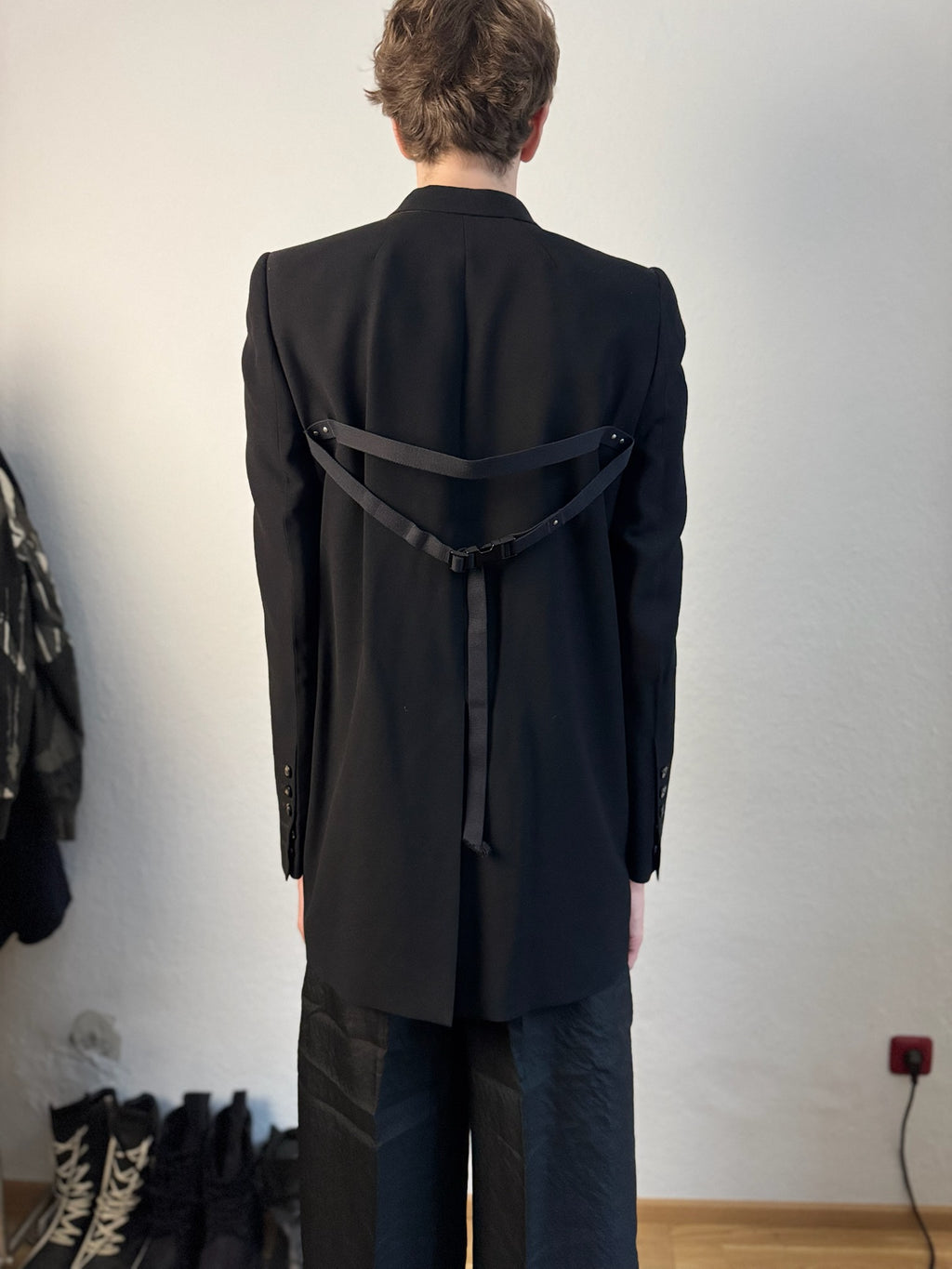 S/S 20 “TECUATL” Runway Tatlin Light Wool Blazer Rick Owens