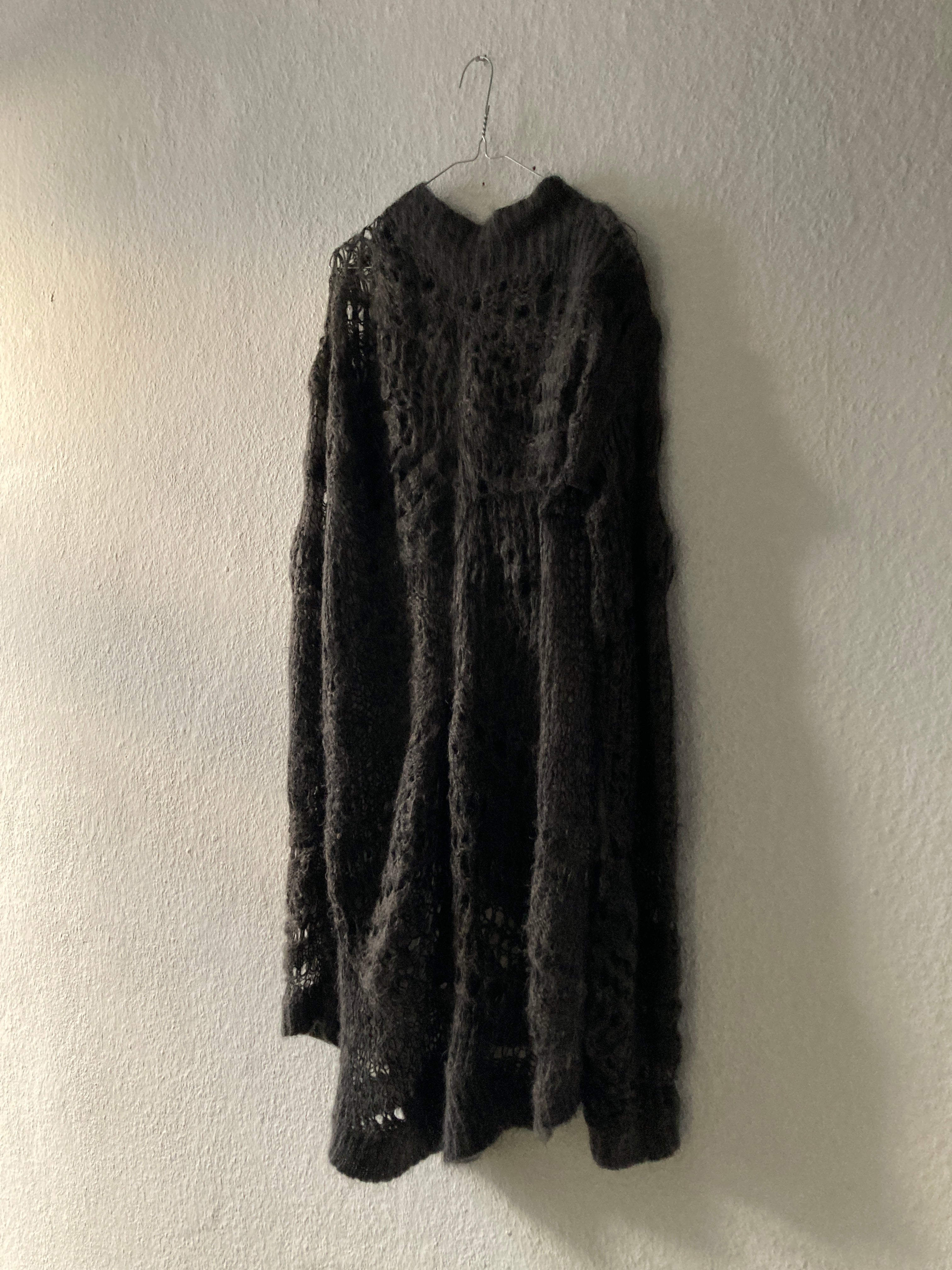 F/W 14 "MOODY" Sample Mohair & Silk Psycho Knit Rick Owens M