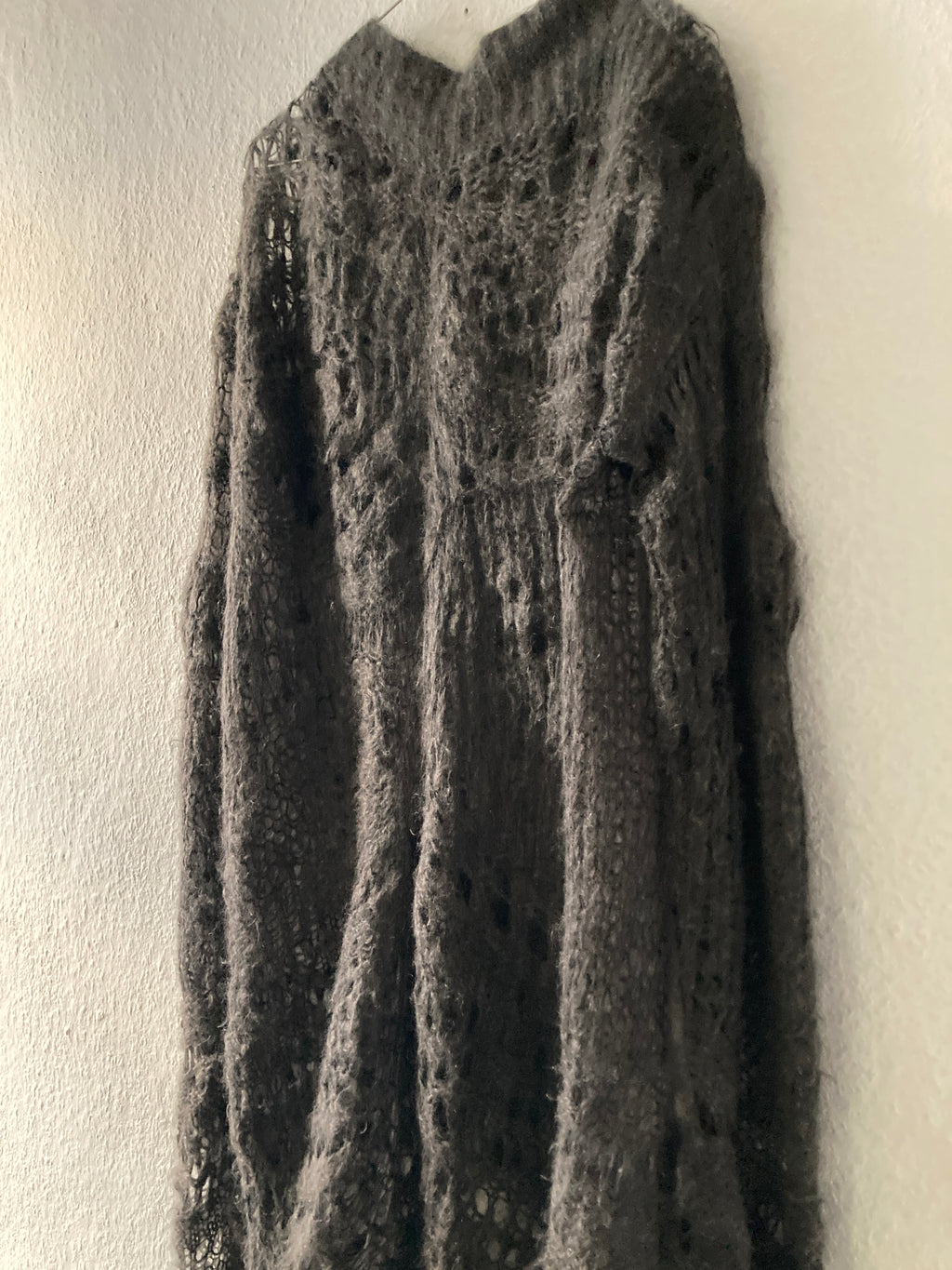 F/W 14 "MOODY" Sample Mohair & Silk Psycho Knit Rick Owens M