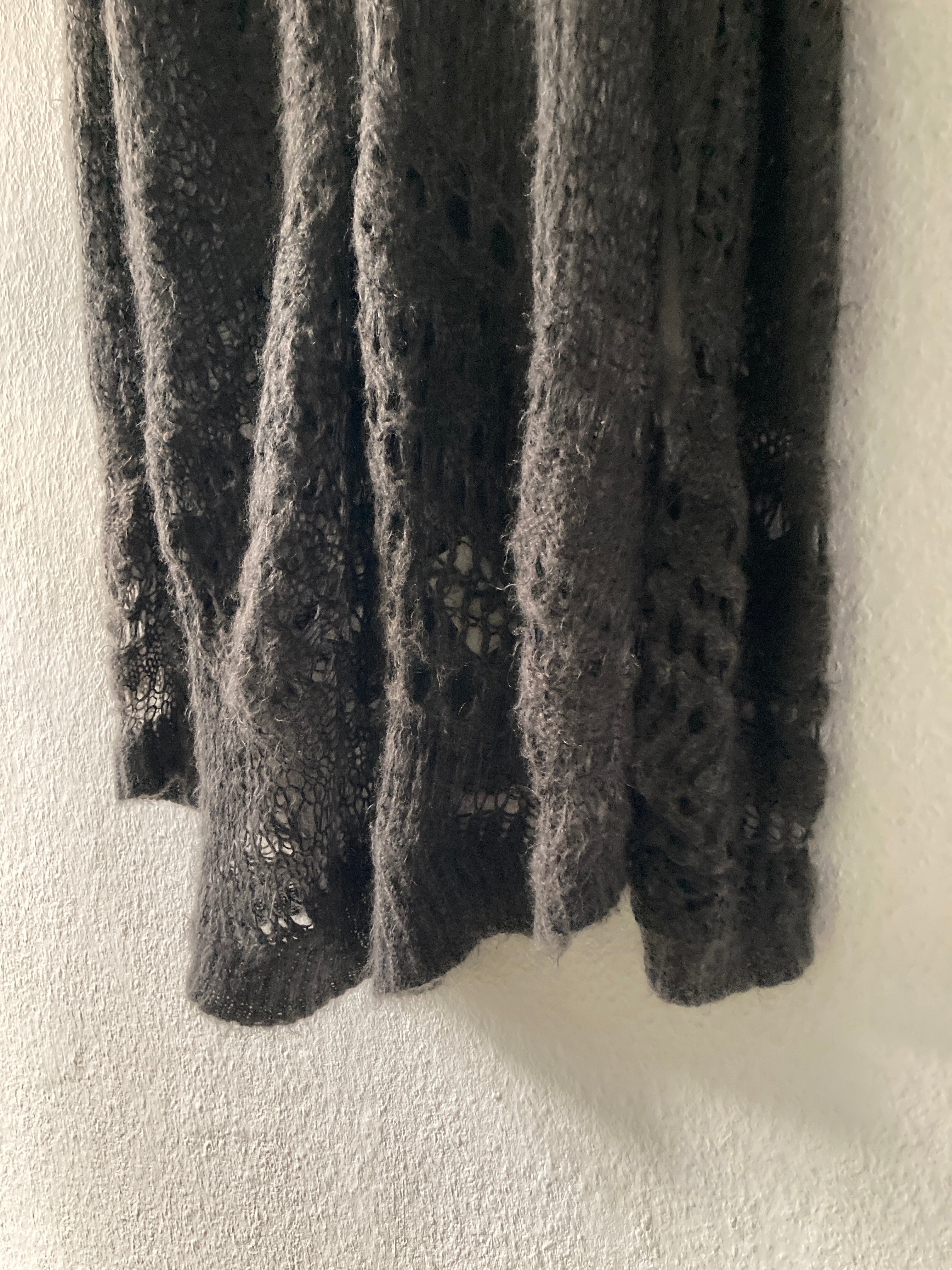 F/W 14 "MOODY" Sample Mohair & Silk Psycho Knit Rick Owens M