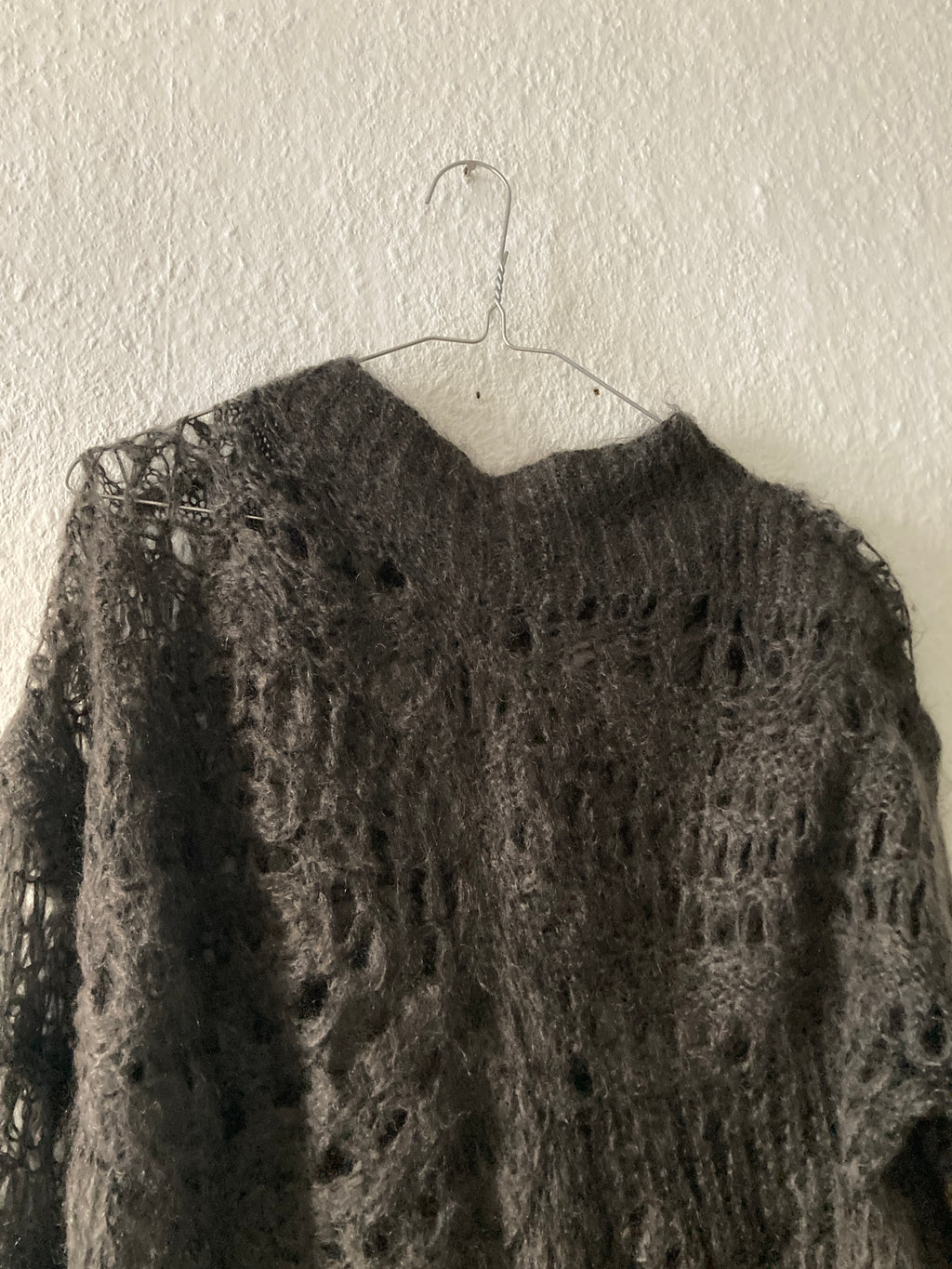 F/W 14 "MOODY" Sample Mohair & Silk Psycho Knit Rick Owens M
