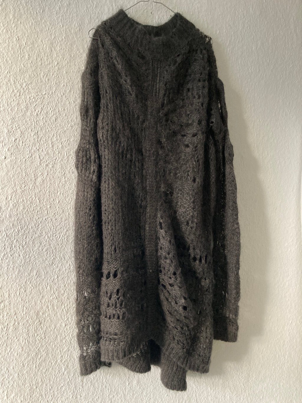 F/W 14 "MOODY" Sample Mohair & Silk Psycho Knit Rick Owens M