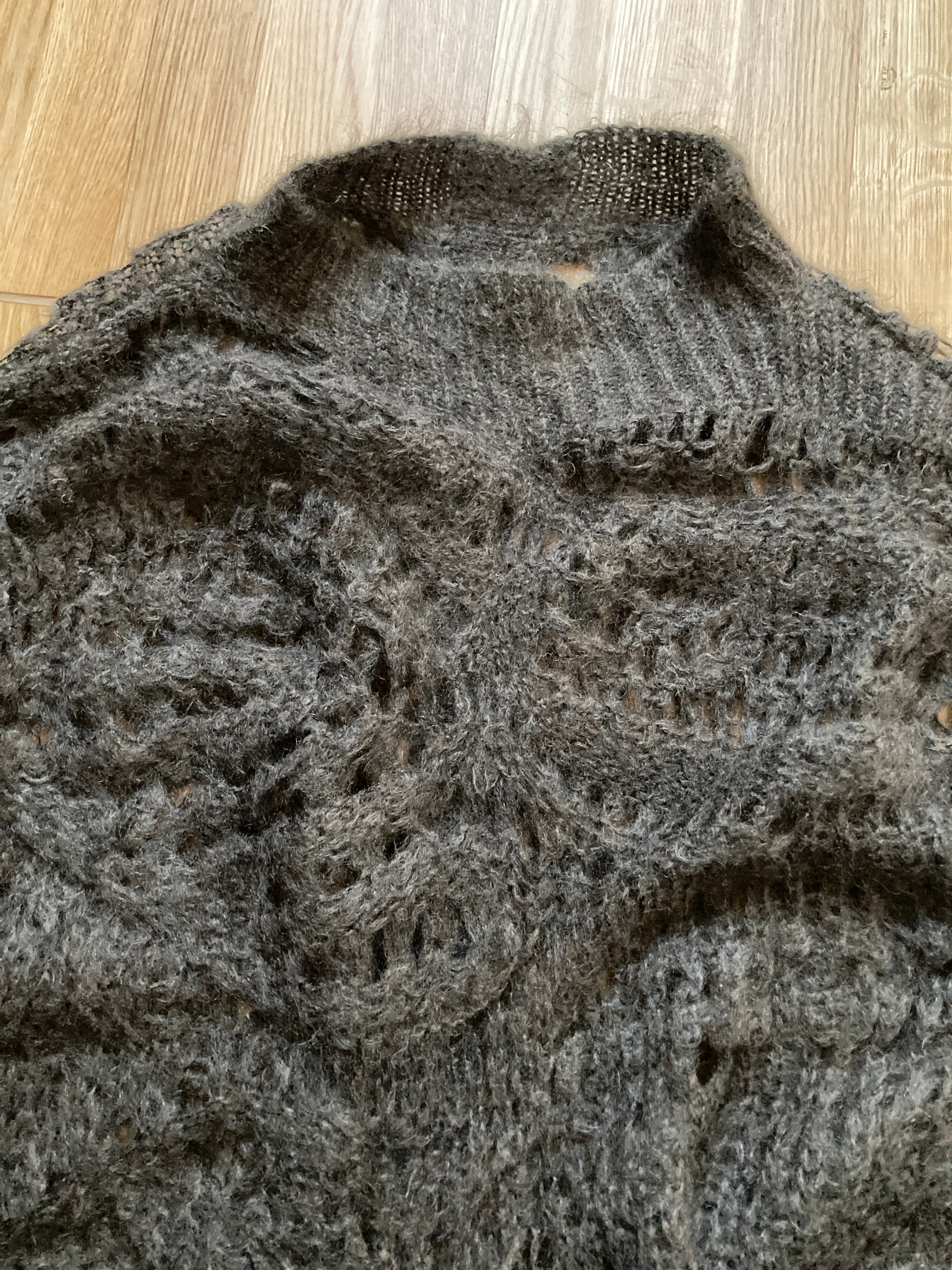 F/W 14 "MOODY" Sample Mohair & Silk Psycho Knit Rick Owens M
