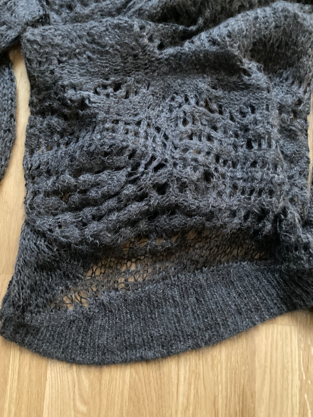 F/W 14 "MOODY" Sample Mohair & Silk Psycho Knit Rick Owens M