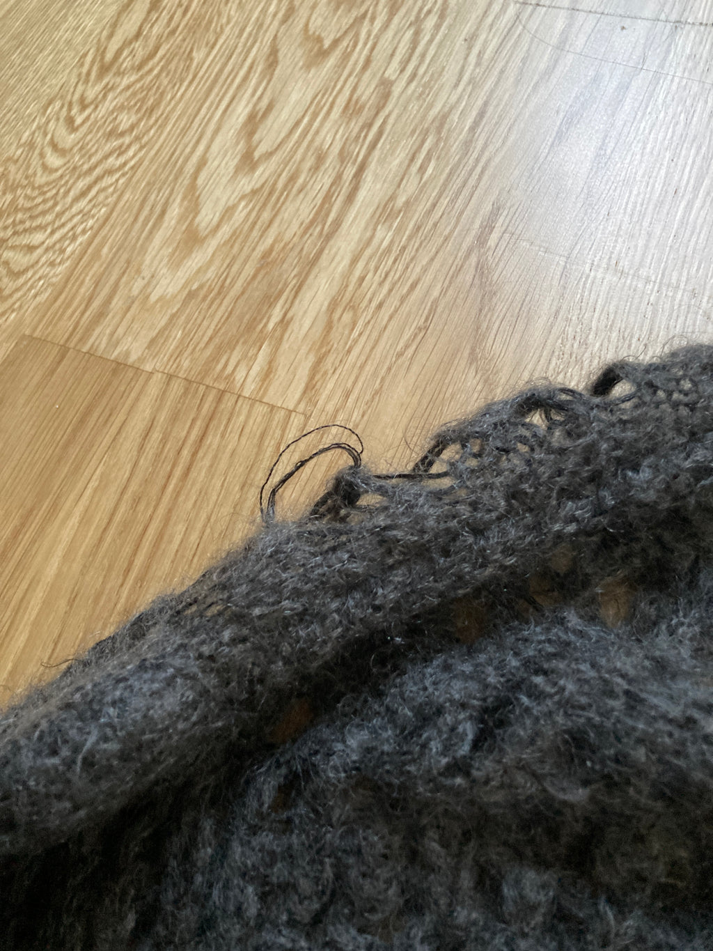 F/W 14 "MOODY" Sample Mohair & Silk Psycho Knit Rick Owens M