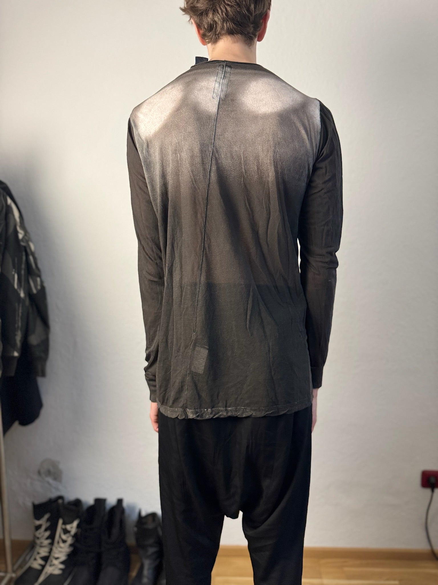 F/W 11 "LIMO" Semi-Sheer Degradé Longsleeve T-Shirt