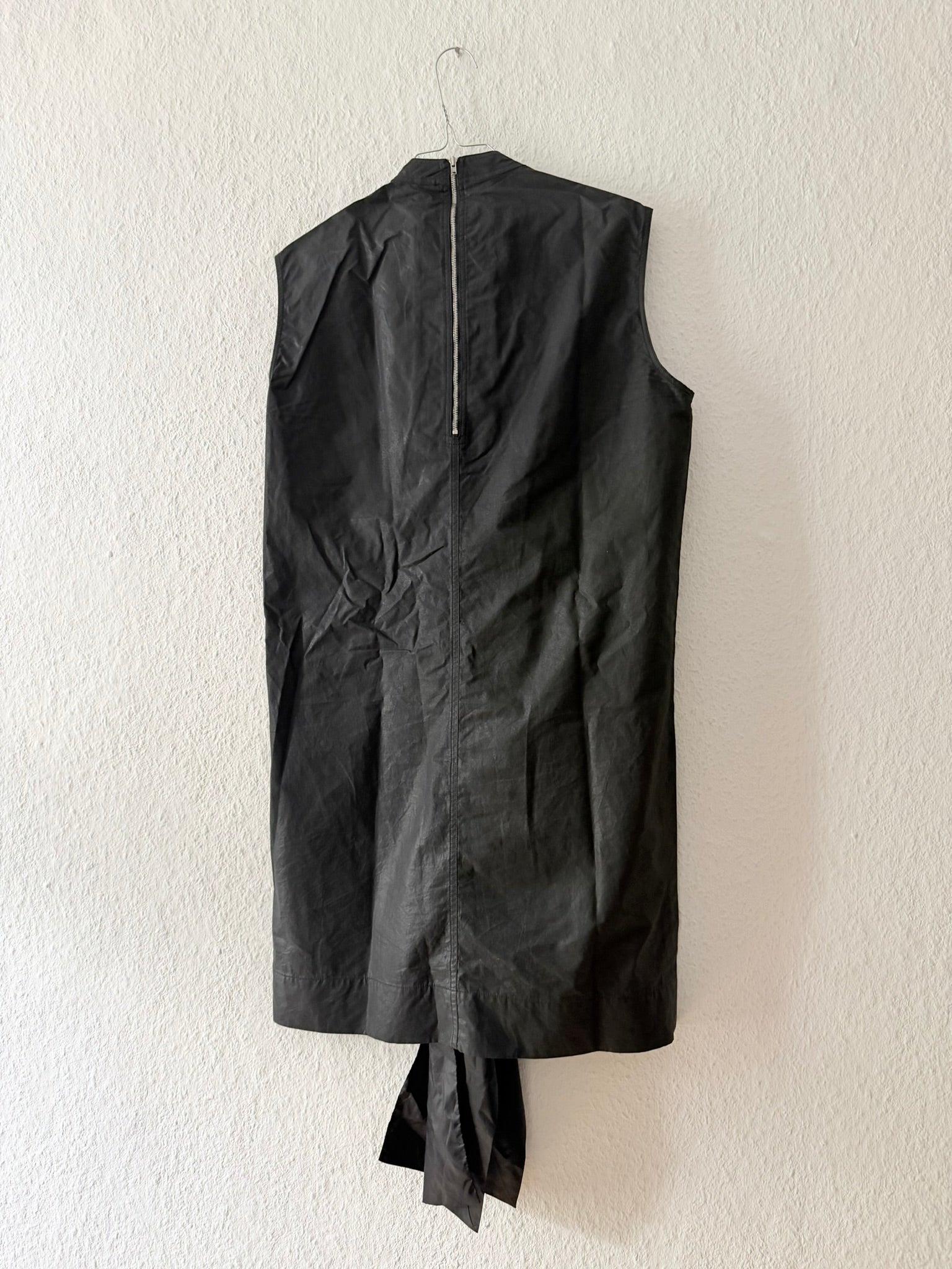 S/S 15 "FAUN" Waxed Sample Kangaroo Leather Pocket Tank Top M