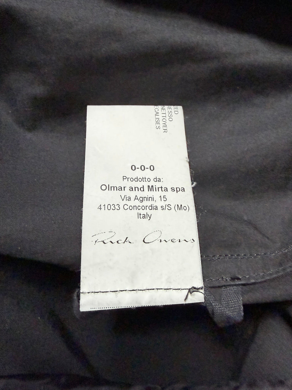 S/S 15 "FAUN" Waxed Sample Kangaroo Leather Pocket Tank Top M