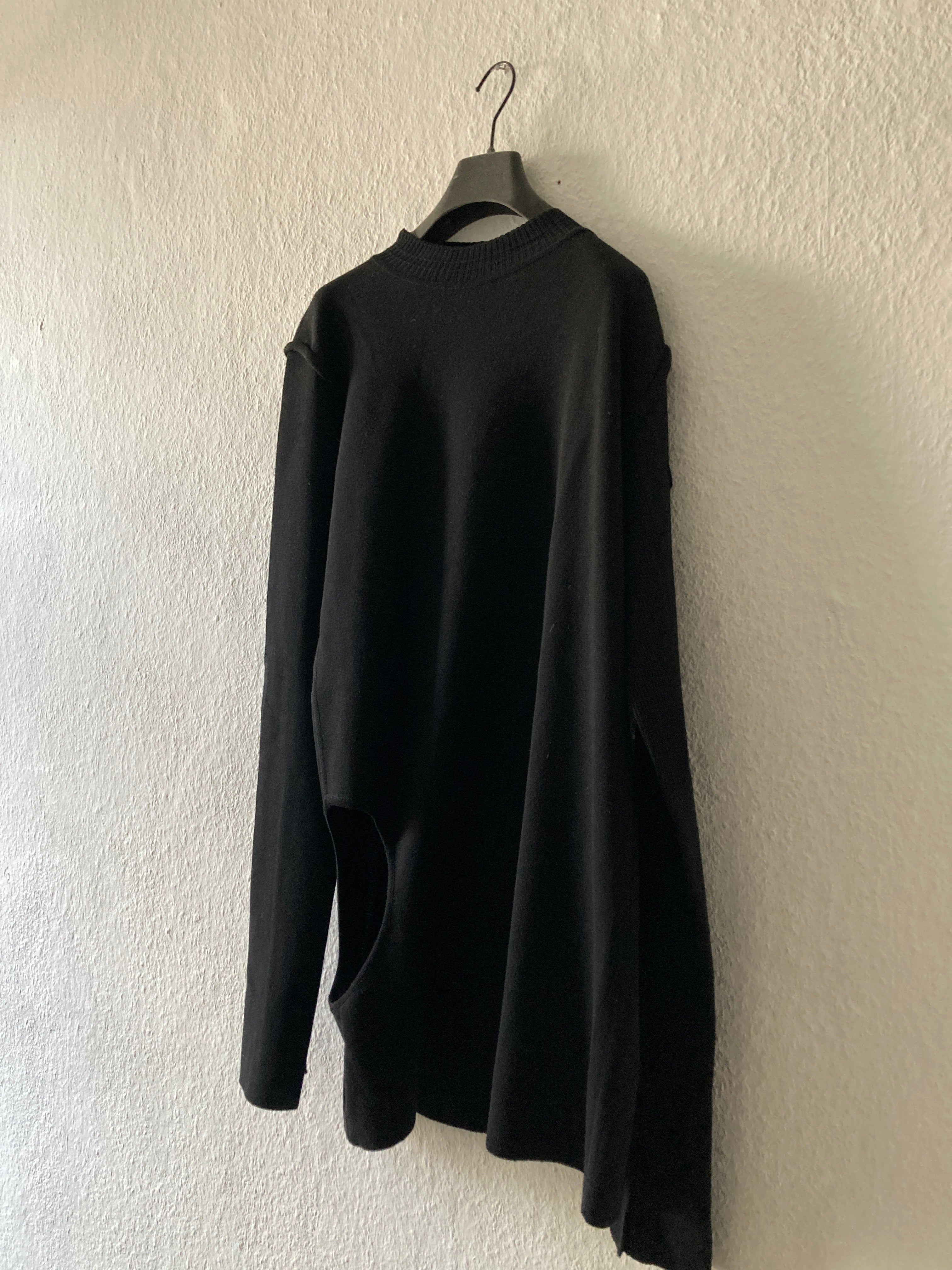F/W 17 „GLITTER“ Black Runway Subhuman Weakling Wool Knit L