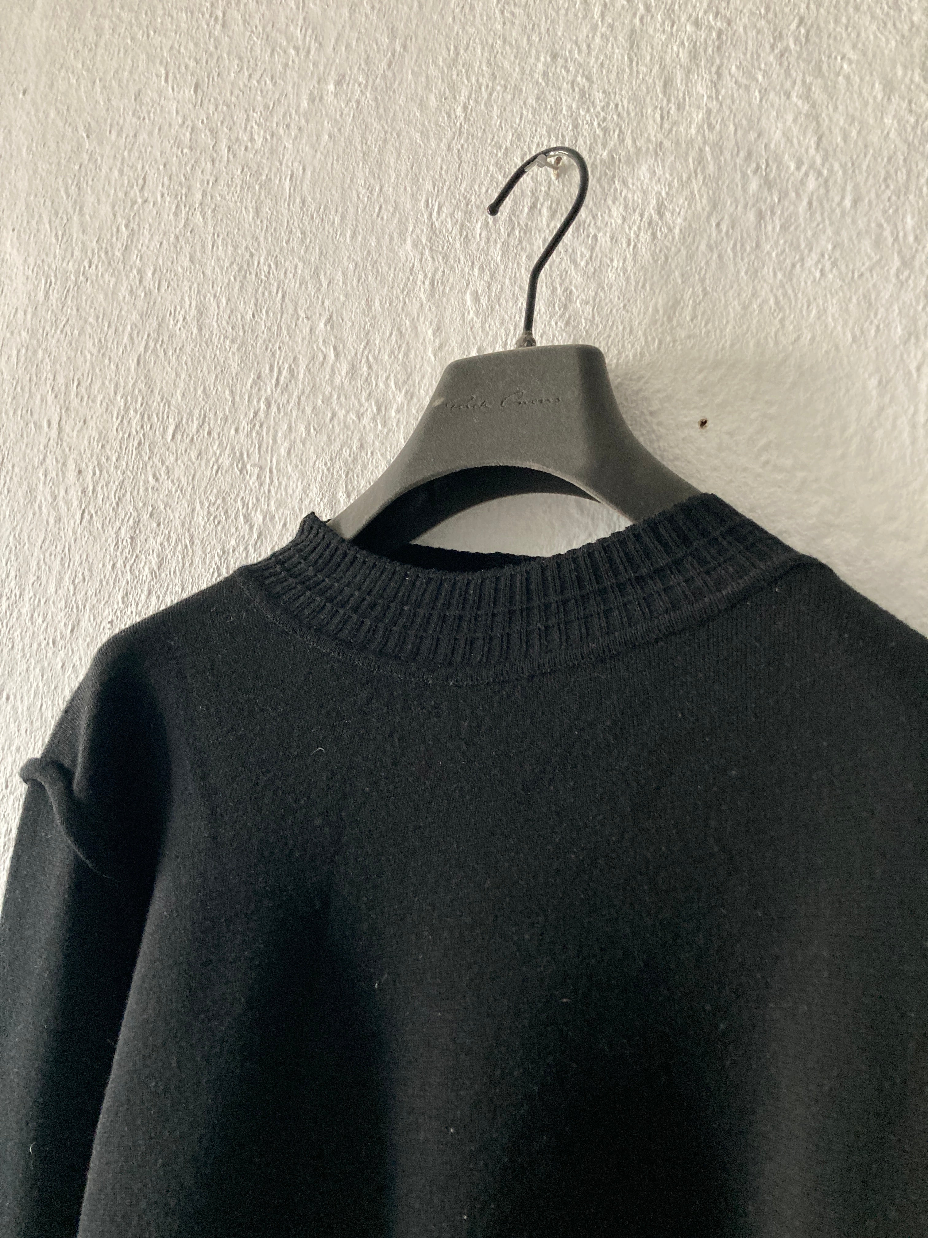 F/W 17 „GLITTER“ Black Runway Subhuman Weakling Wool Knit L