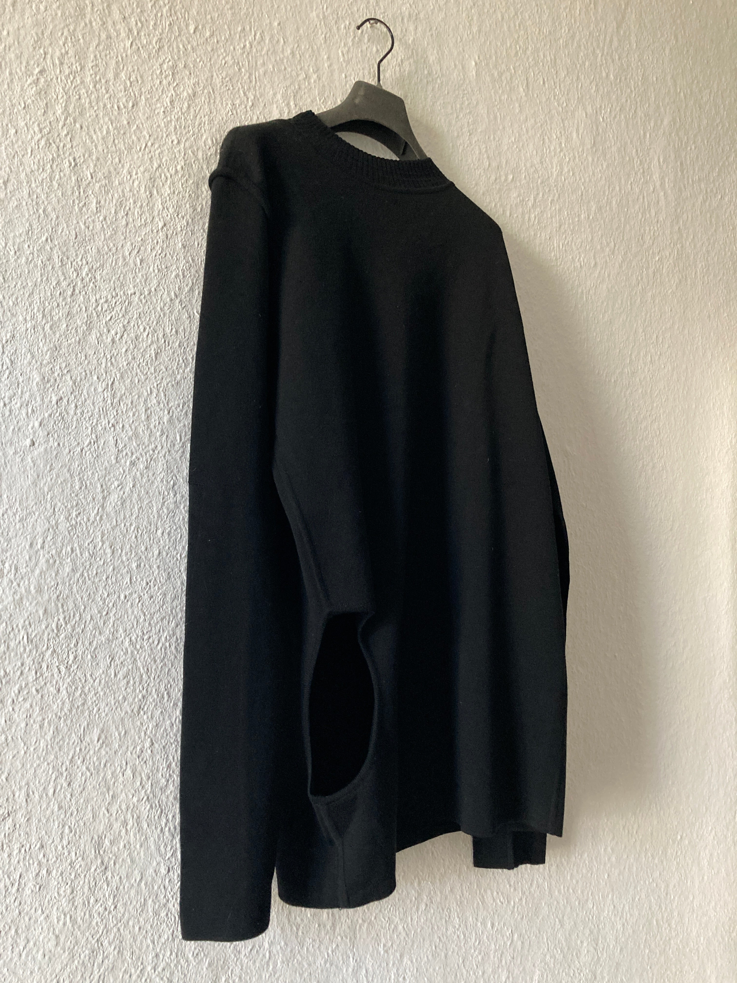 F/W 17 „GLITTER“ Black Runway Subhuman Weakling Wool Knit L