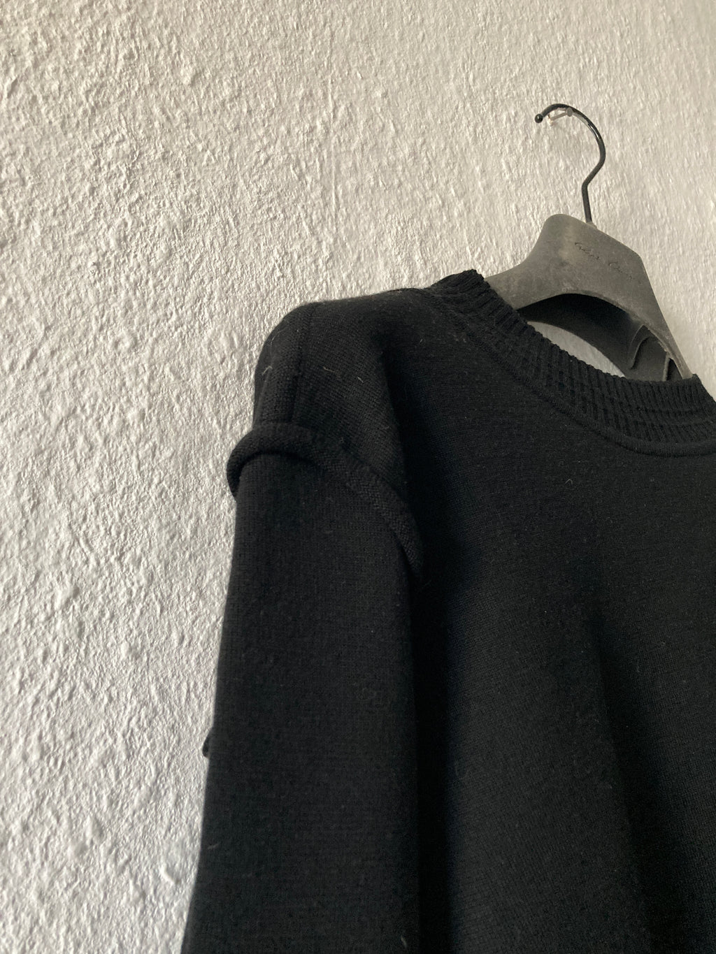 F/W 17 „GLITTER“ Black Runway Subhuman Weakling Wool Knit L