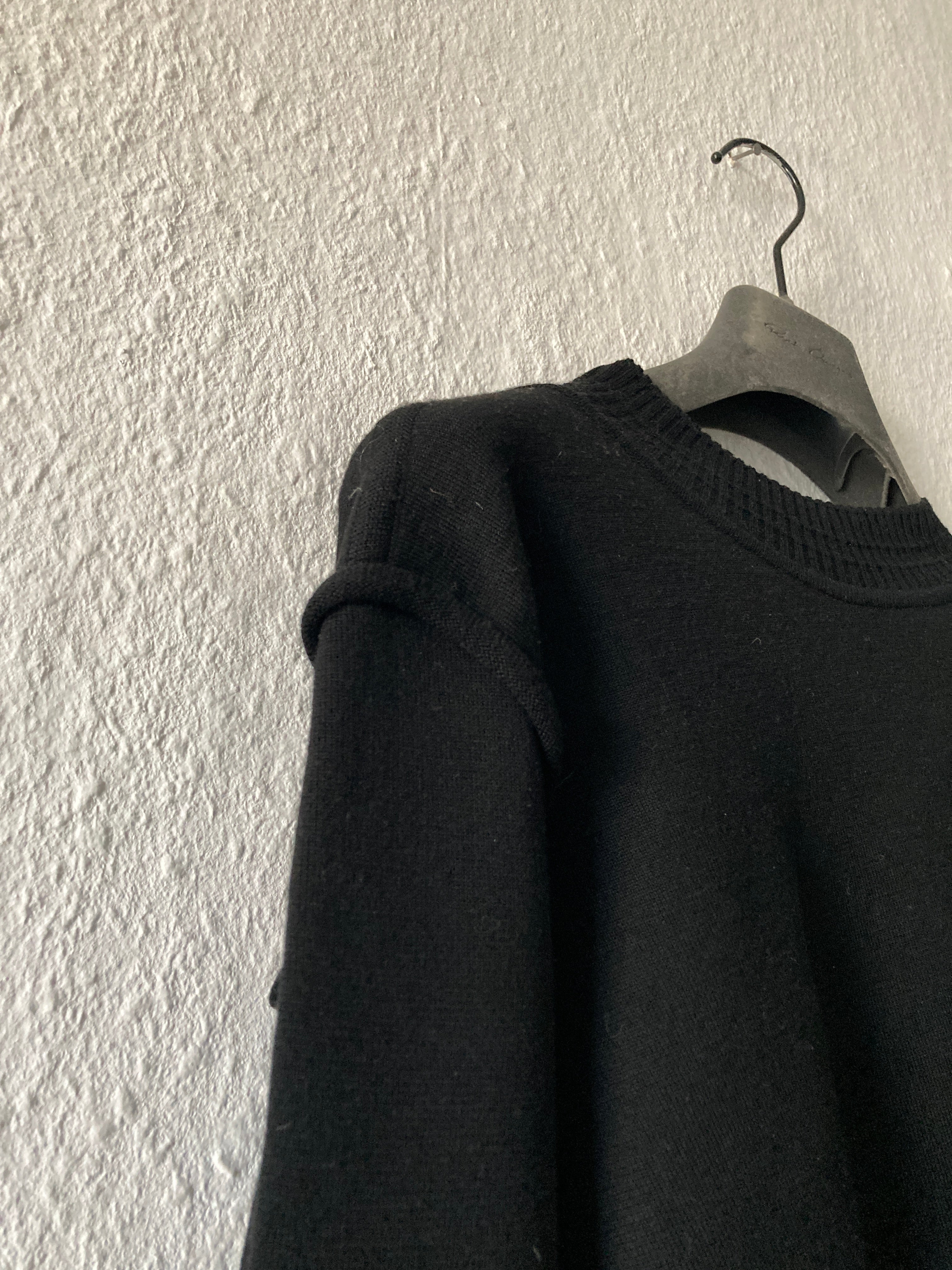 F/W 17 „GLITTER“ Black Runway Subhuman Weakling Wool Knit L