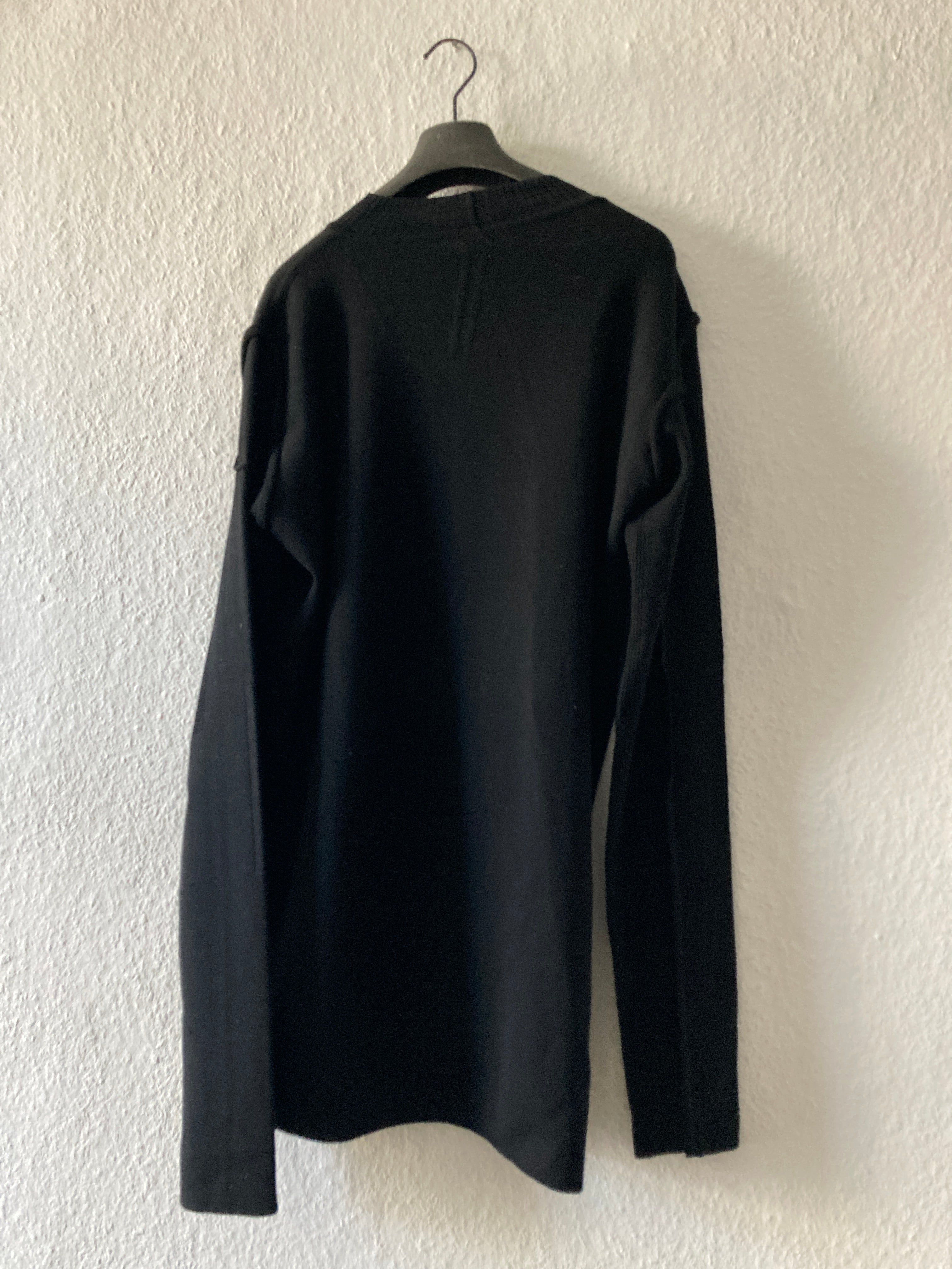 F/W 17 „GLITTER“ Black Runway Subhuman Weakling Wool Knit L