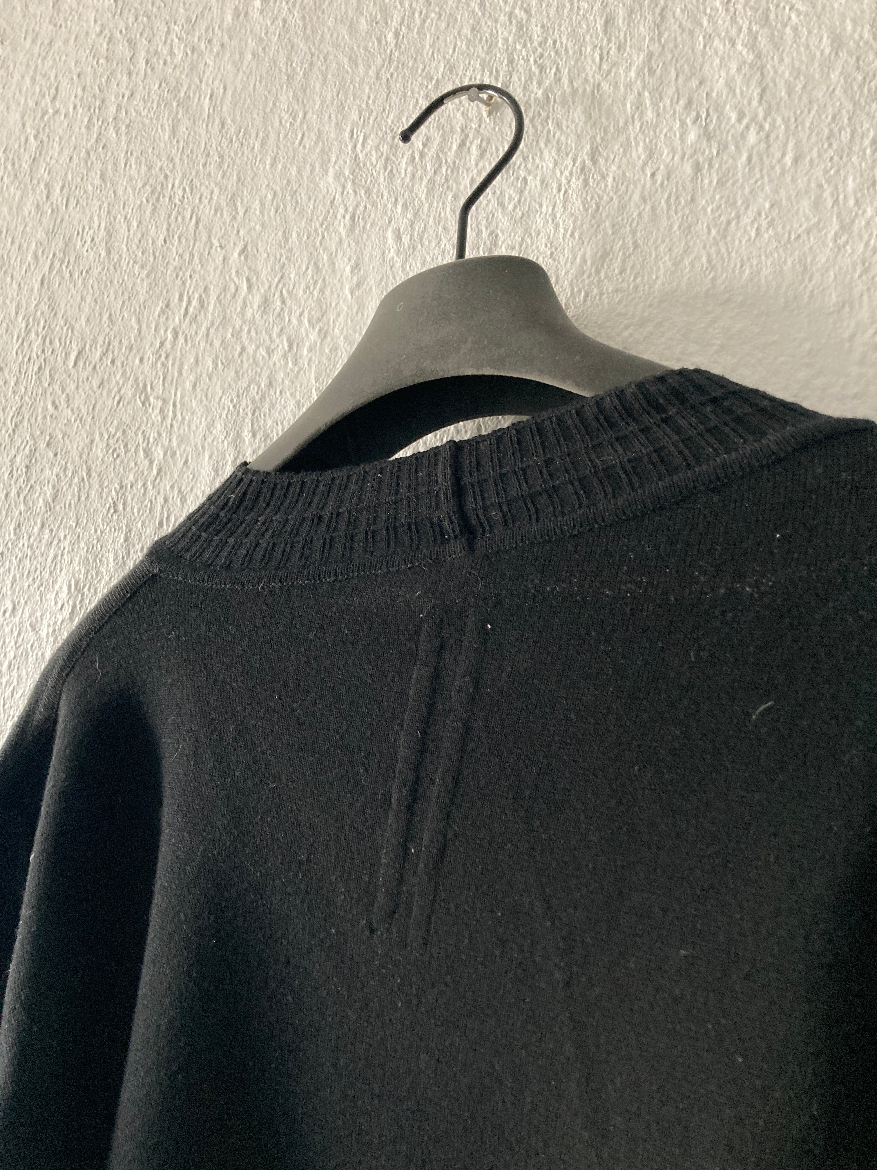 F/W 17 „GLITTER“ Black Runway Subhuman Weakling Wool Knit L
