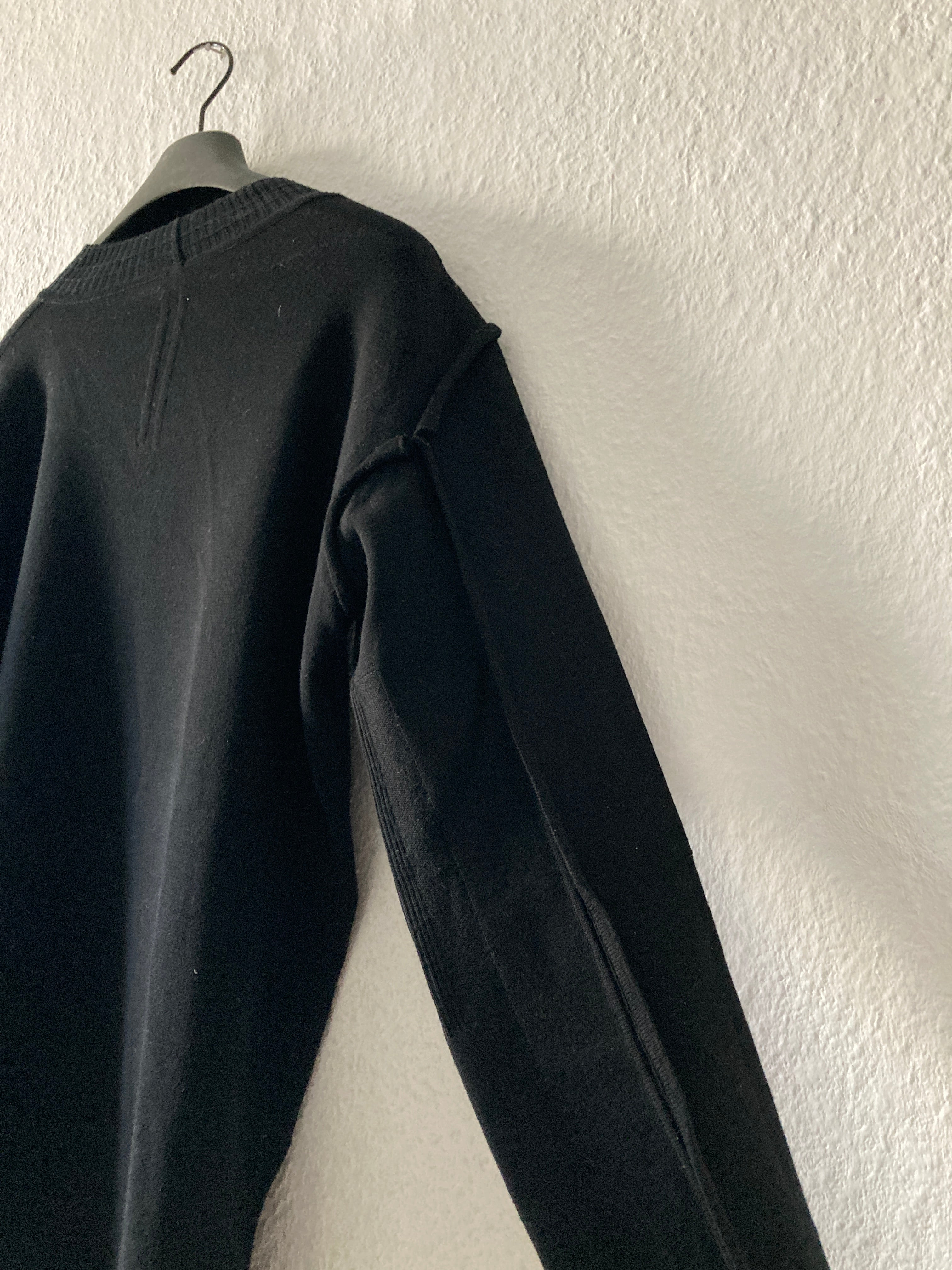 F/W 17 „GLITTER“ Black Runway Subhuman Weakling Wool Knit L