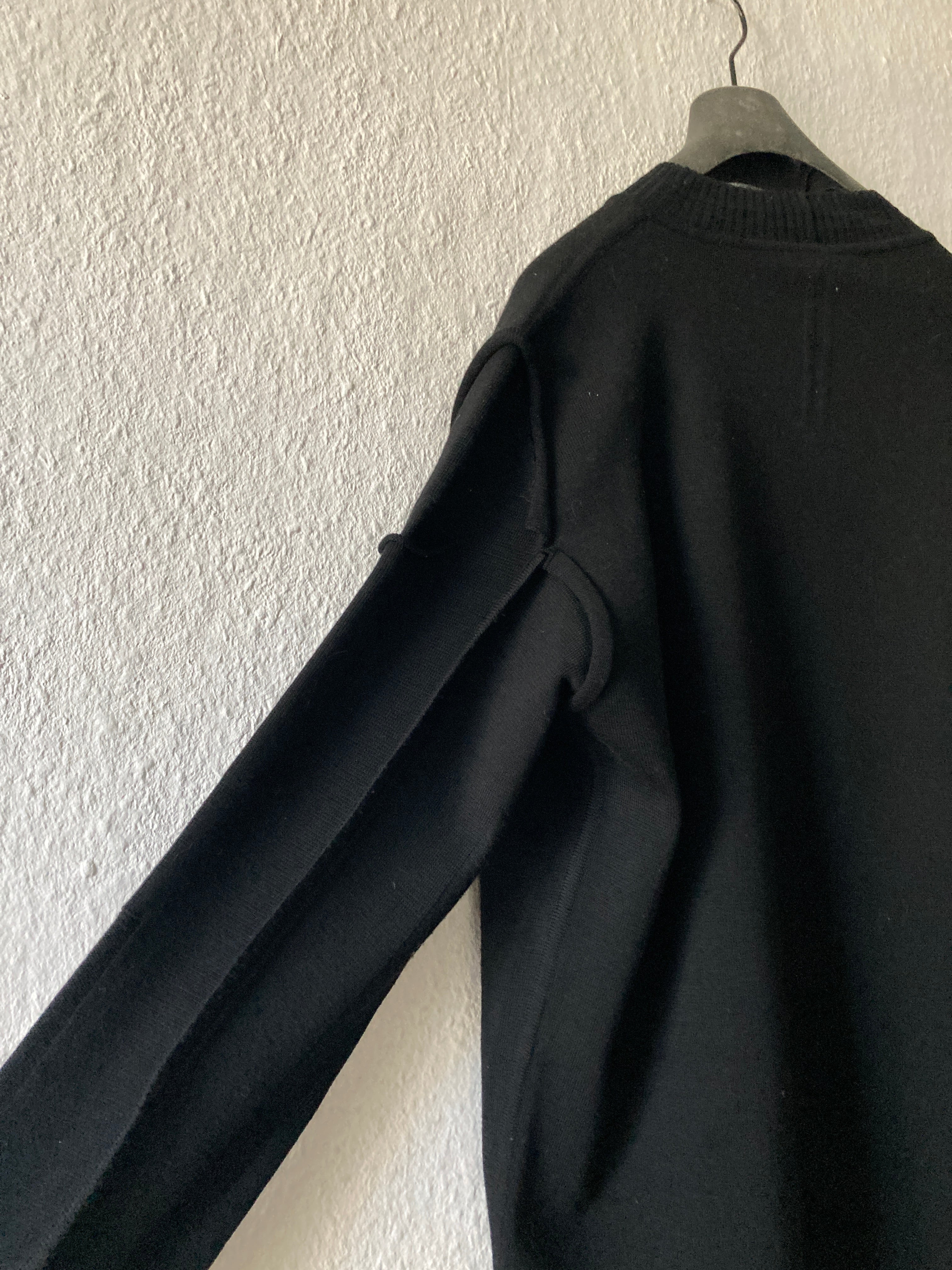 F/W 17 „GLITTER“ Black Runway Subhuman Weakling Wool Knit L
