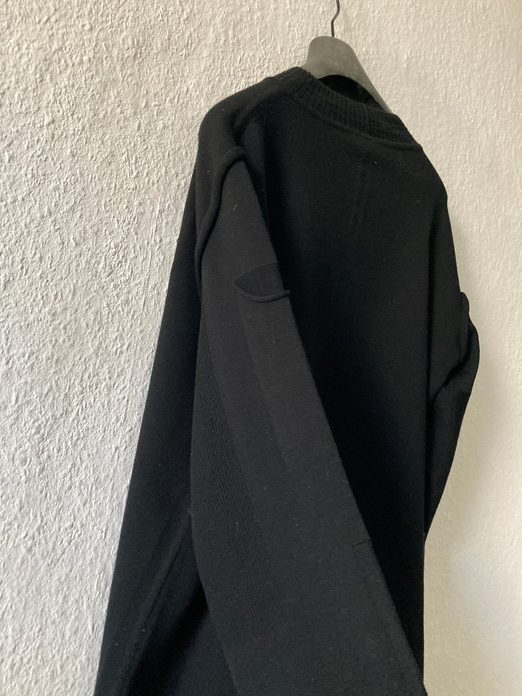 F/W 17 „GLITTER“ Black Runway Subhuman Weakling Wool Knit L