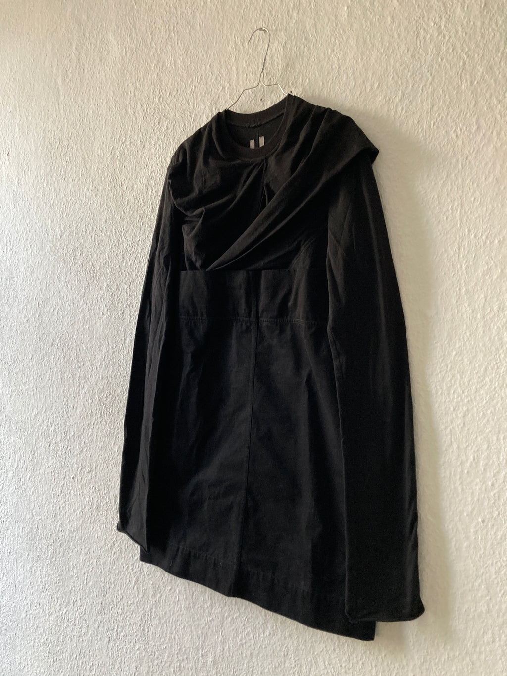 F/W 16 "MASTODON" Black Runway Layer Long Sleeve Rick Owens