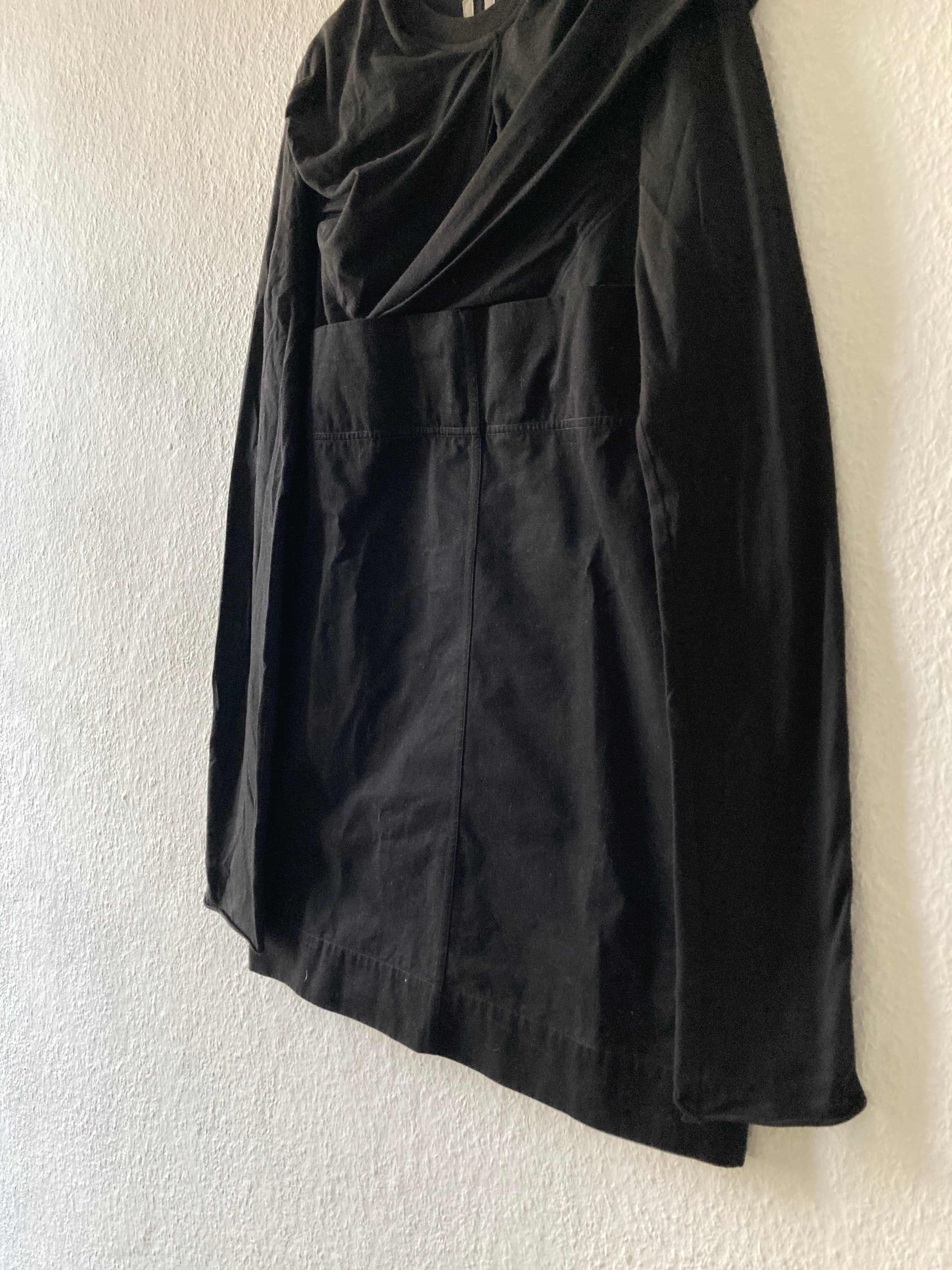 F/W 16 "MASTODON" Black Runway Layer Long Sleeve Rick Owens