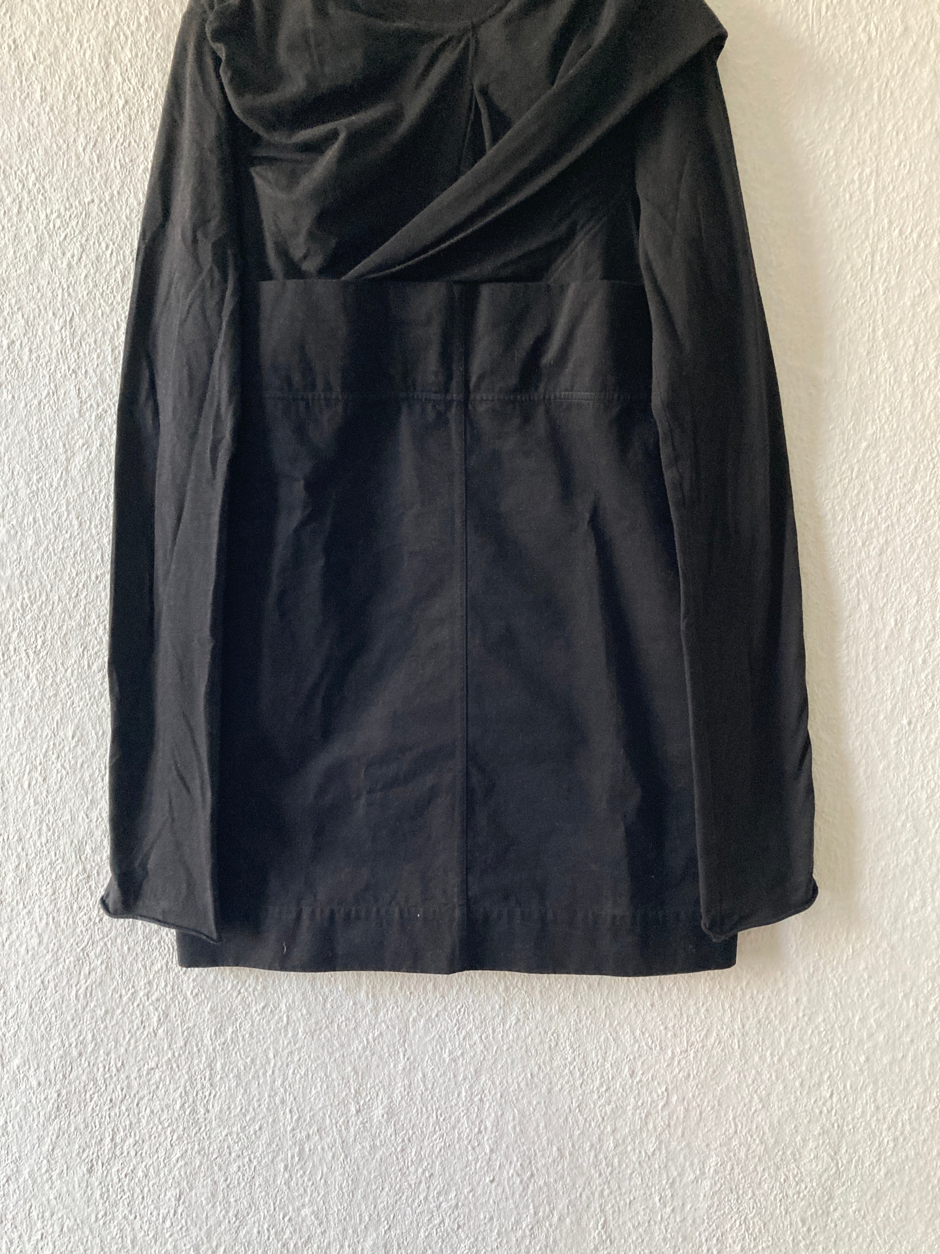 F/W 16 "MASTODON" Black Runway Layer Long Sleeve Rick Owens