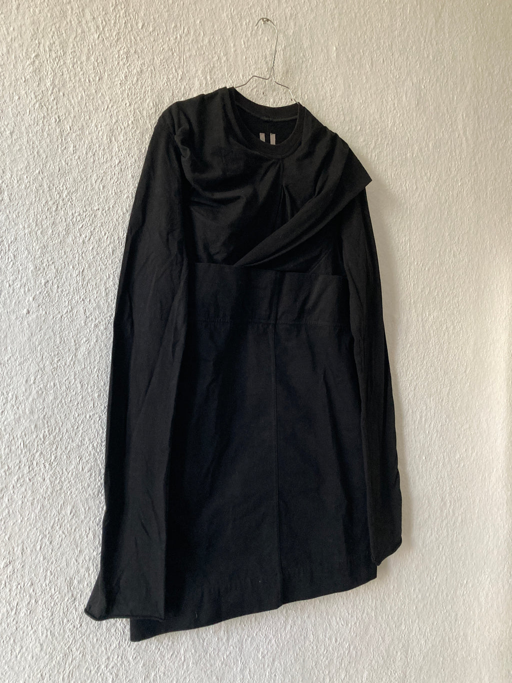 F/W 16 "MASTODON" Black Runway Layer Long Sleeve Rick Owens