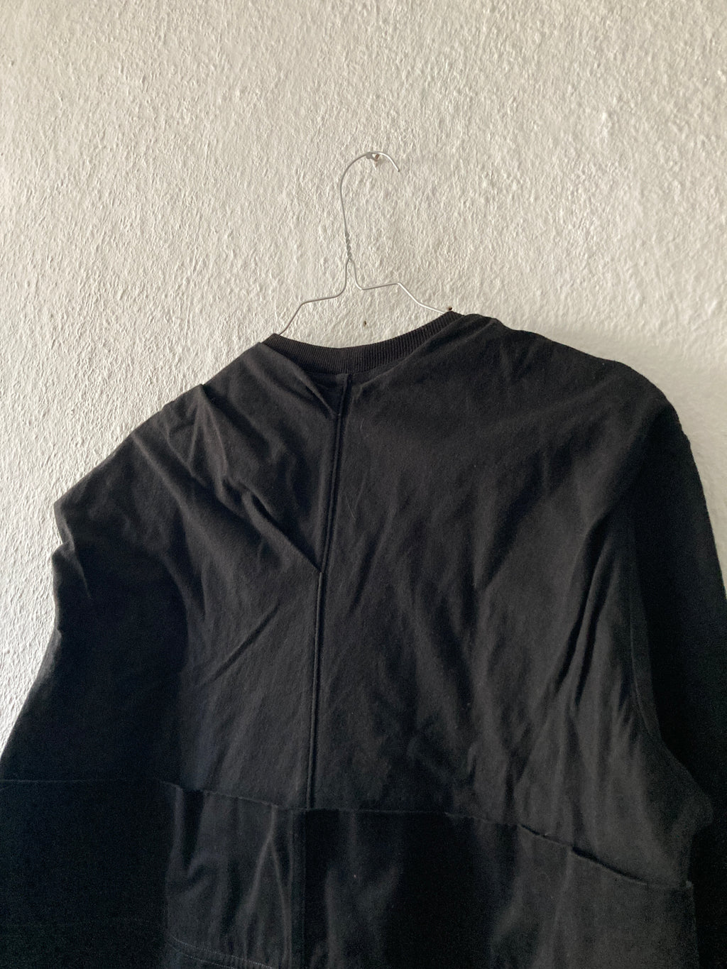 F/W 16 "MASTODON" Black Runway Layer Long Sleeve Rick Owens