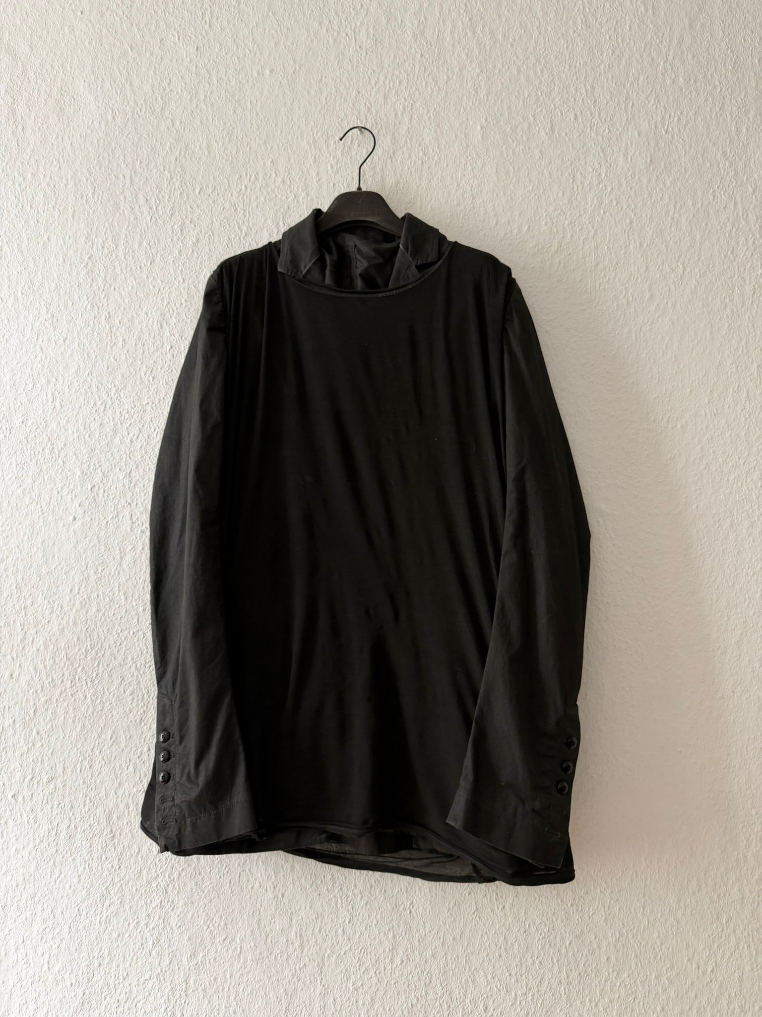 S/S 14 "VICIOUS" Black Mineral Hustler Jacket Rick Owens L