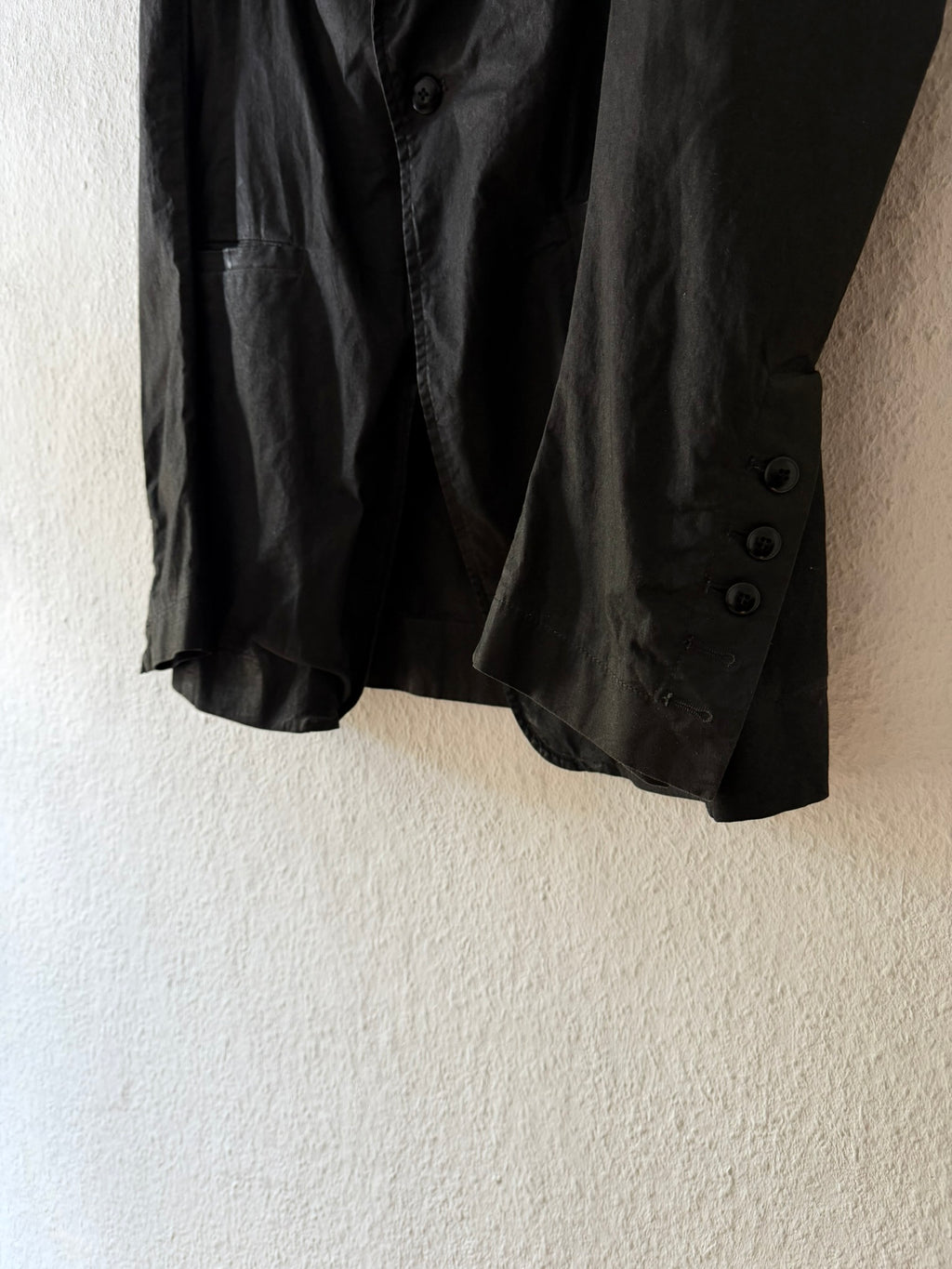 S/S 14 "VICIOUS" Black Mineral Hustler Jacket Rick Owens L