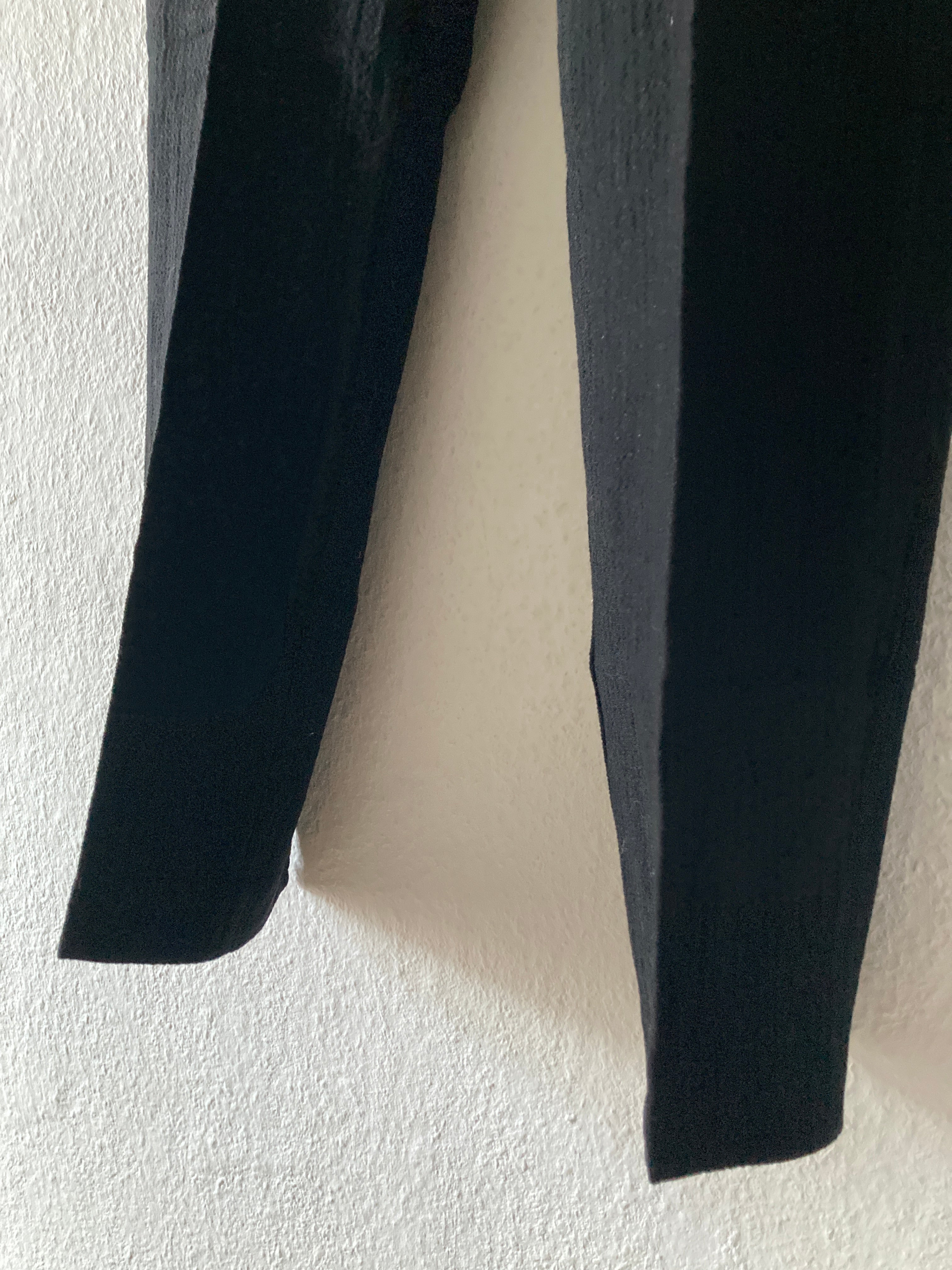 F/W 11 "LIMO" Textured Black Mohair & Wool Trousers Rick Owens in IT50/L