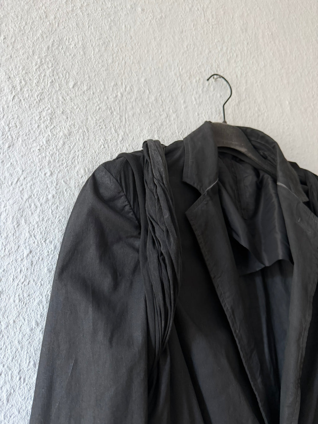 S/S 14 "VICIOUS" Black Mineral Hustler Jacket Rick Owens L