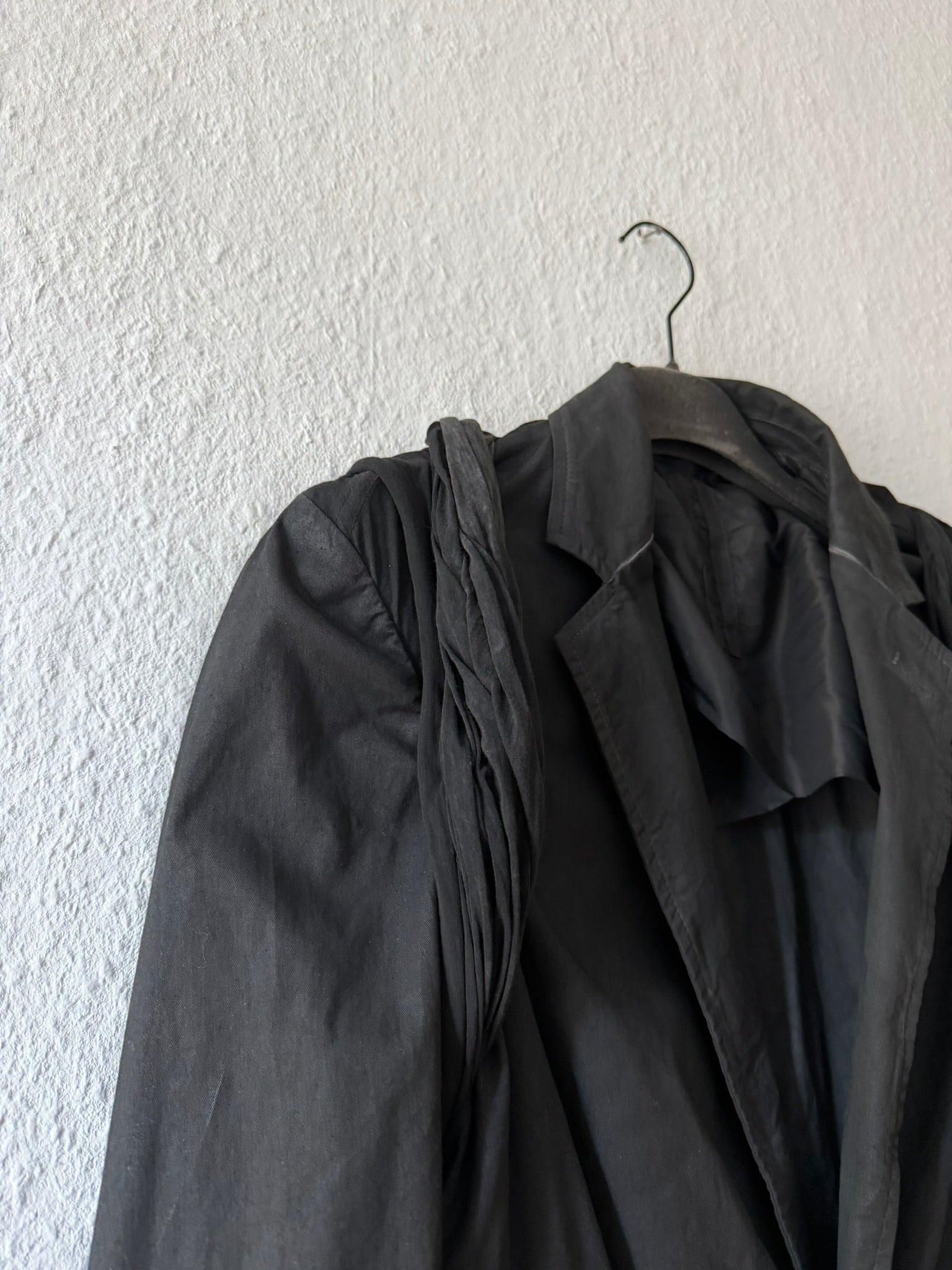 S/S 14 "VICIOUS" Black Mineral Hustler Jacket Rick Owens L