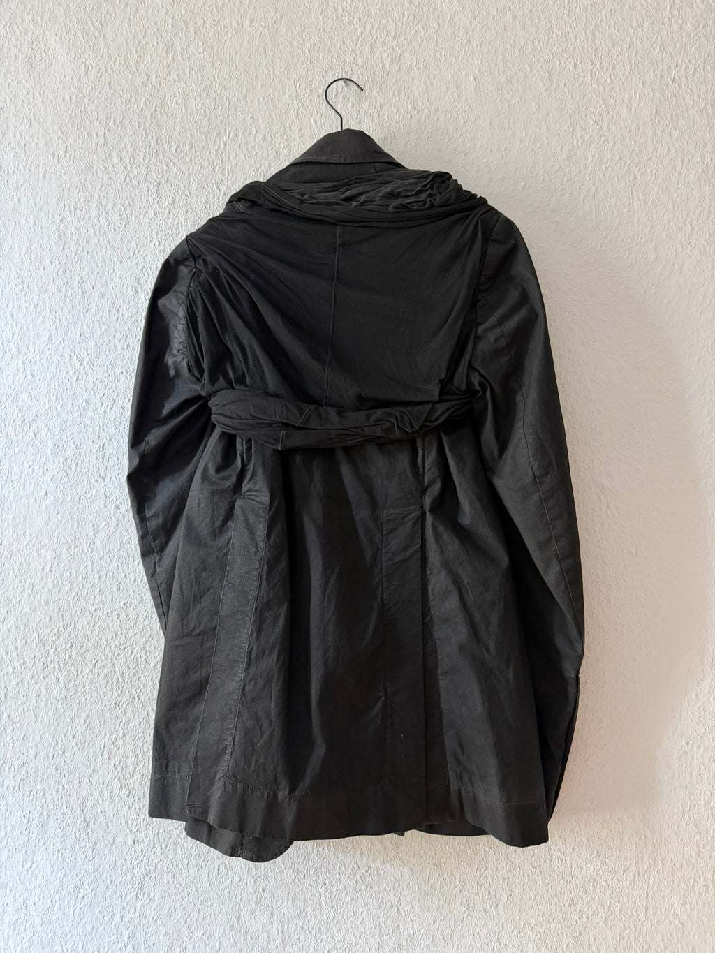 S/S 14 "VICIOUS" Black Mineral Hustler Jacket Rick Owens L