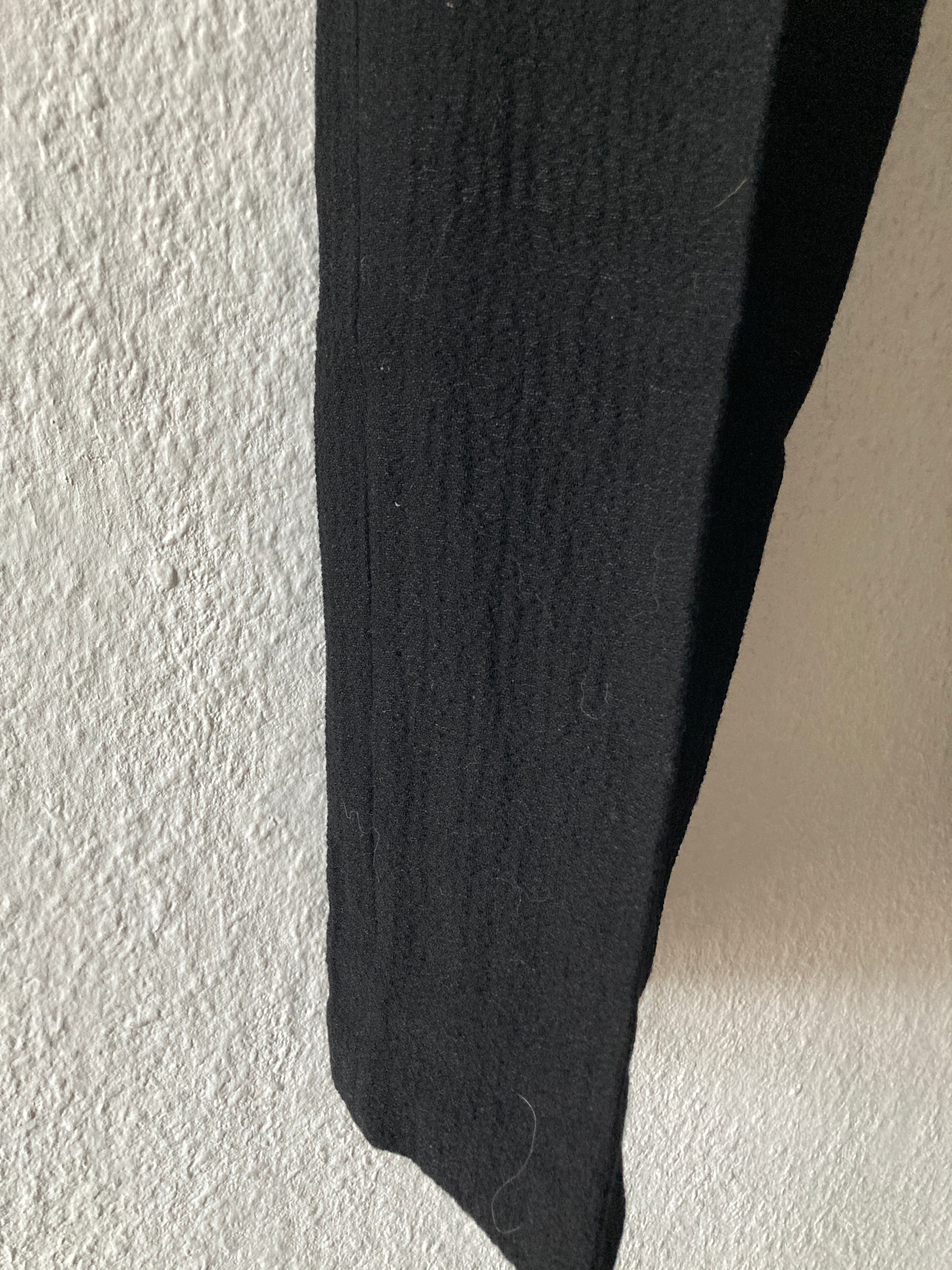 F/W 11 "LIMO" Textured Black Mohair & Wool Trousers Rick Owens in IT50/L