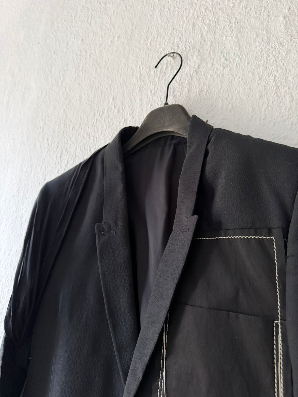 S/S 19 "BABEL" Black New Soft Blazer in Silk/Viscose/Cotton IT50/M