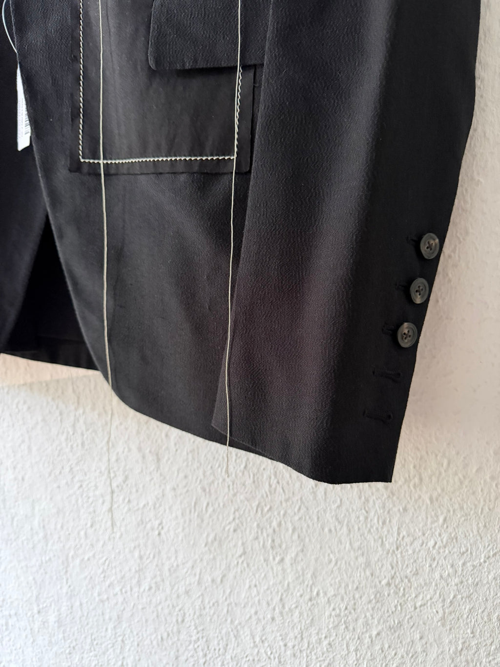 S/S 19 "BABEL" Black New Soft Blazer in Silk/Viscose/Cotton IT50/M