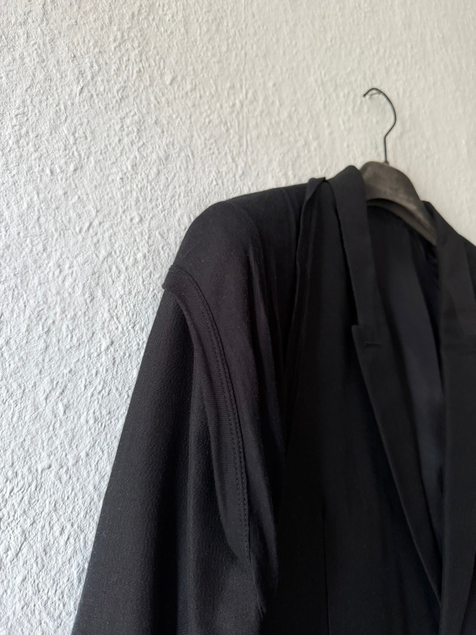 S/S 19 "BABEL" Black New Soft Blazer in Silk/Viscose/Cotton IT50/M