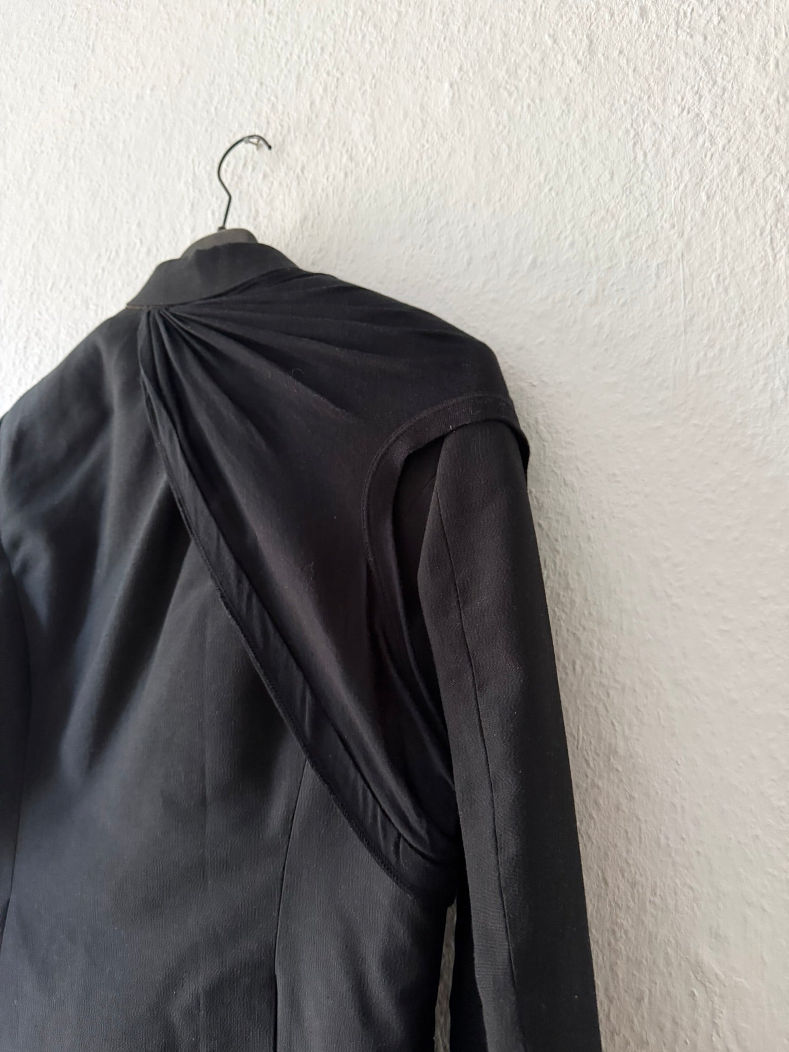 S/S 19 "BABEL" Black New Soft Blazer in Silk/Viscose/Cotton IT50/M