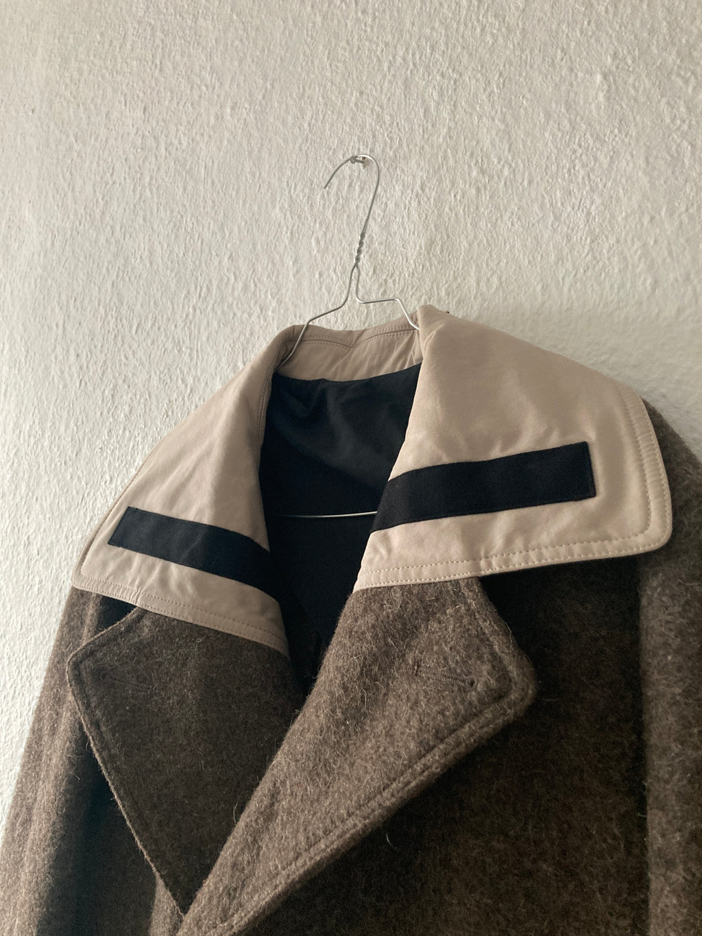 F/W 15 "SPHINX" Heavy Runway Wool Coat Rick Owens 52/L