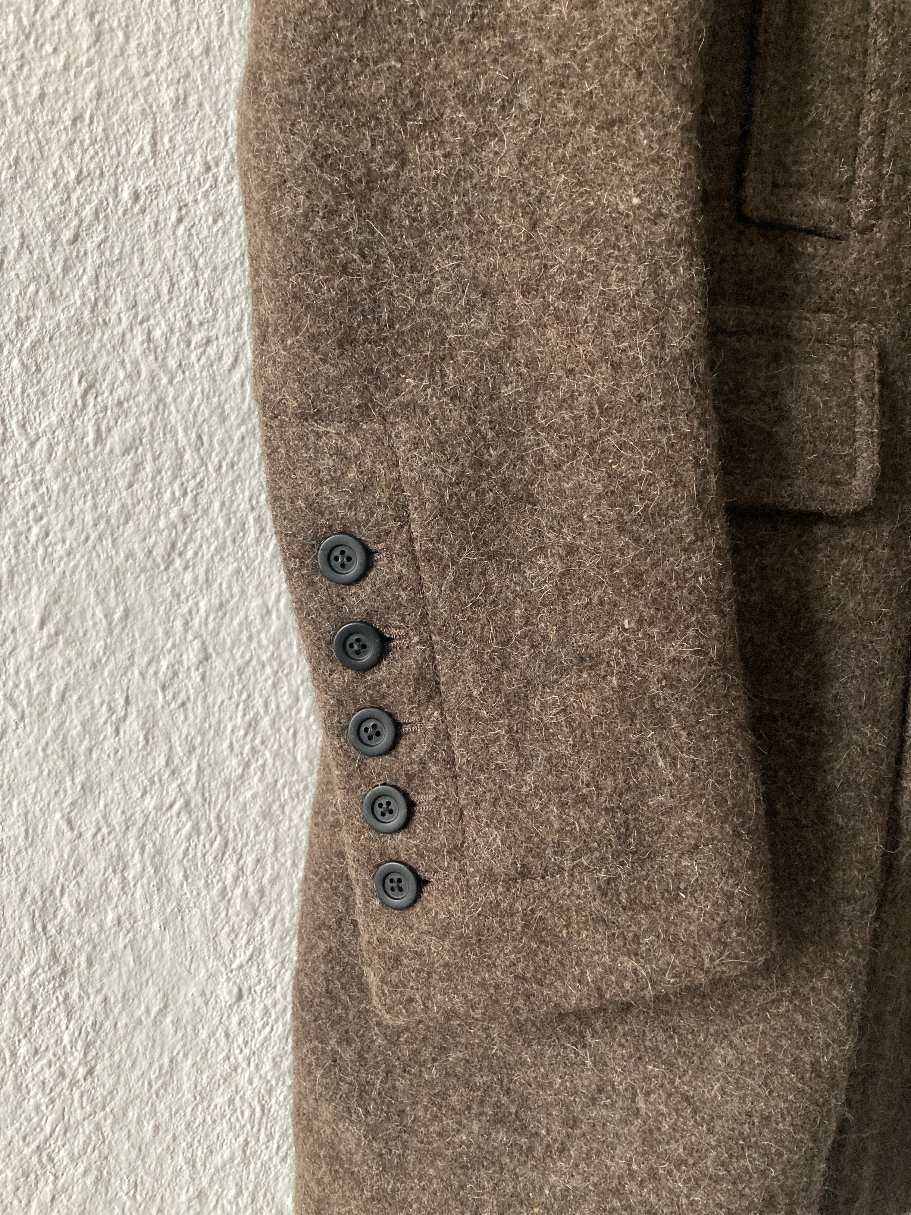 F/W 15 "SPHINX" Heavy Runway Wool Coat Rick Owens 52/L