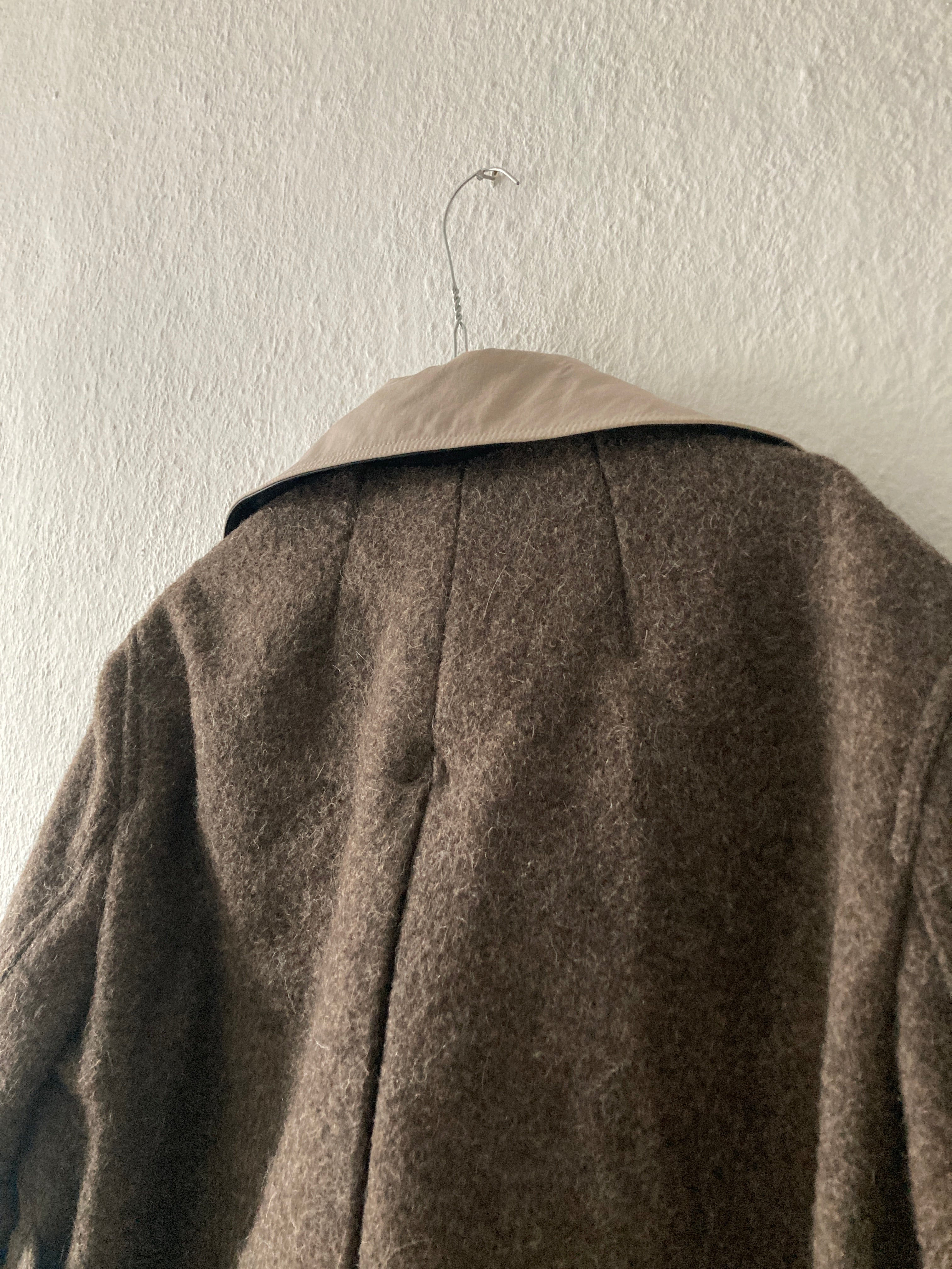 F/W 15 "SPHINX" Heavy Runway Wool Coat Rick Owens 52/L