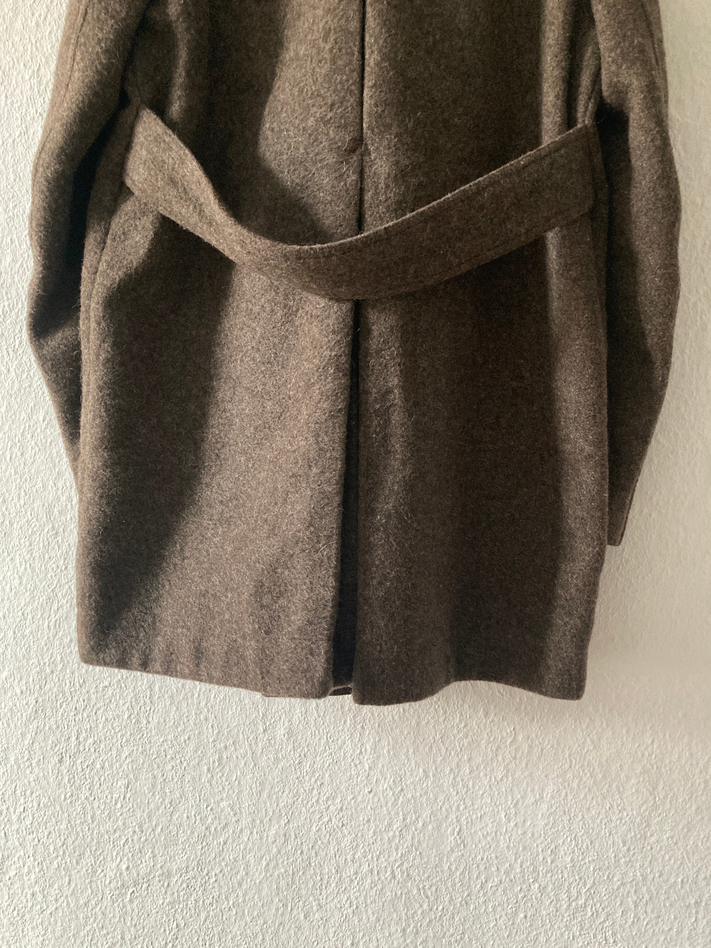 F/W 15 "SPHINX" Heavy Runway Wool Coat Rick Owens 52/L