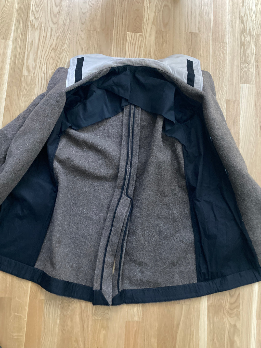 F/W 15 "SPHINX" Heavy Runway Wool Coat Rick Owens 52/L