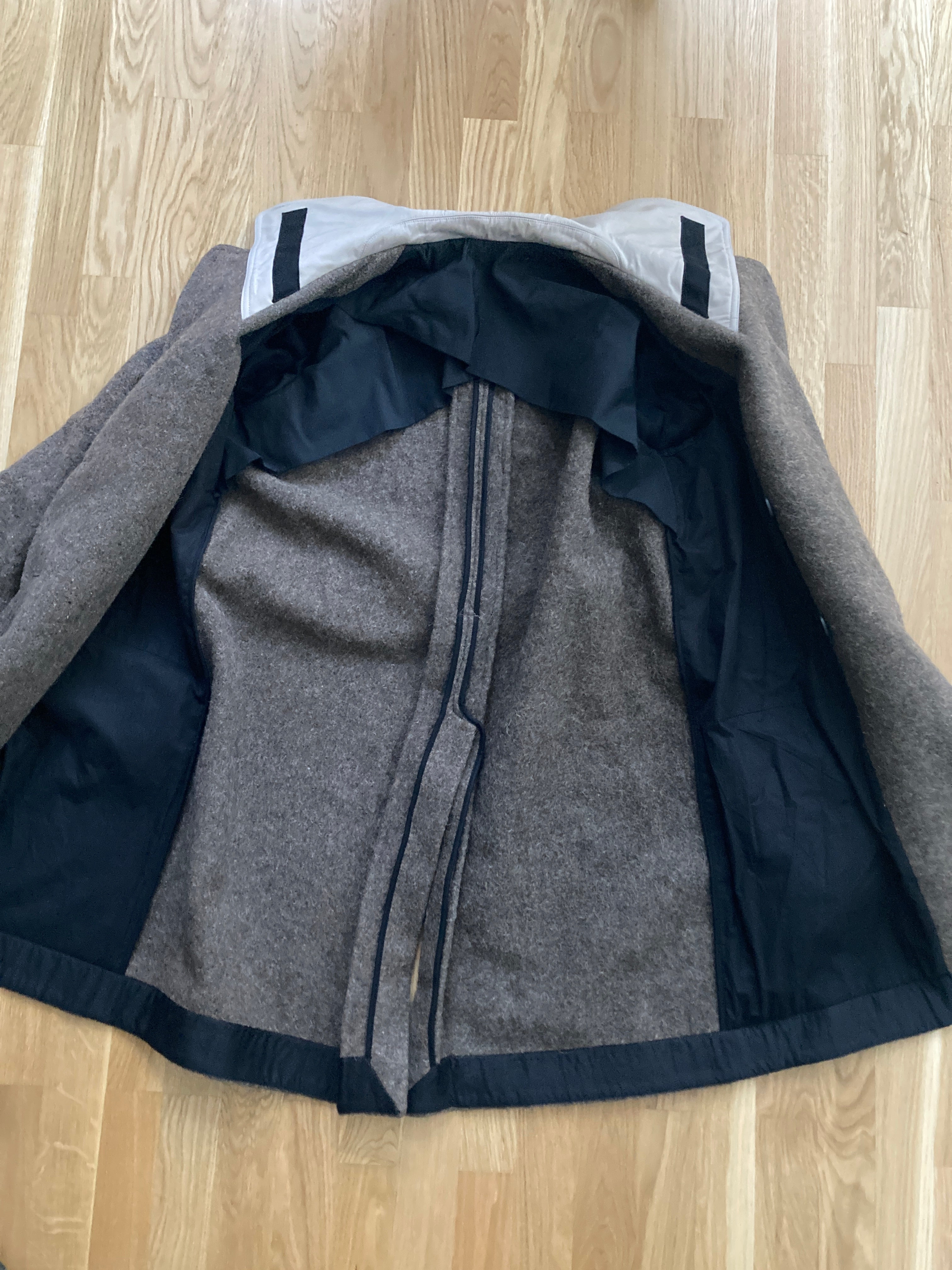 F/W 15 "SPHINX" Heavy Runway Wool Coat Rick Owens 52/L