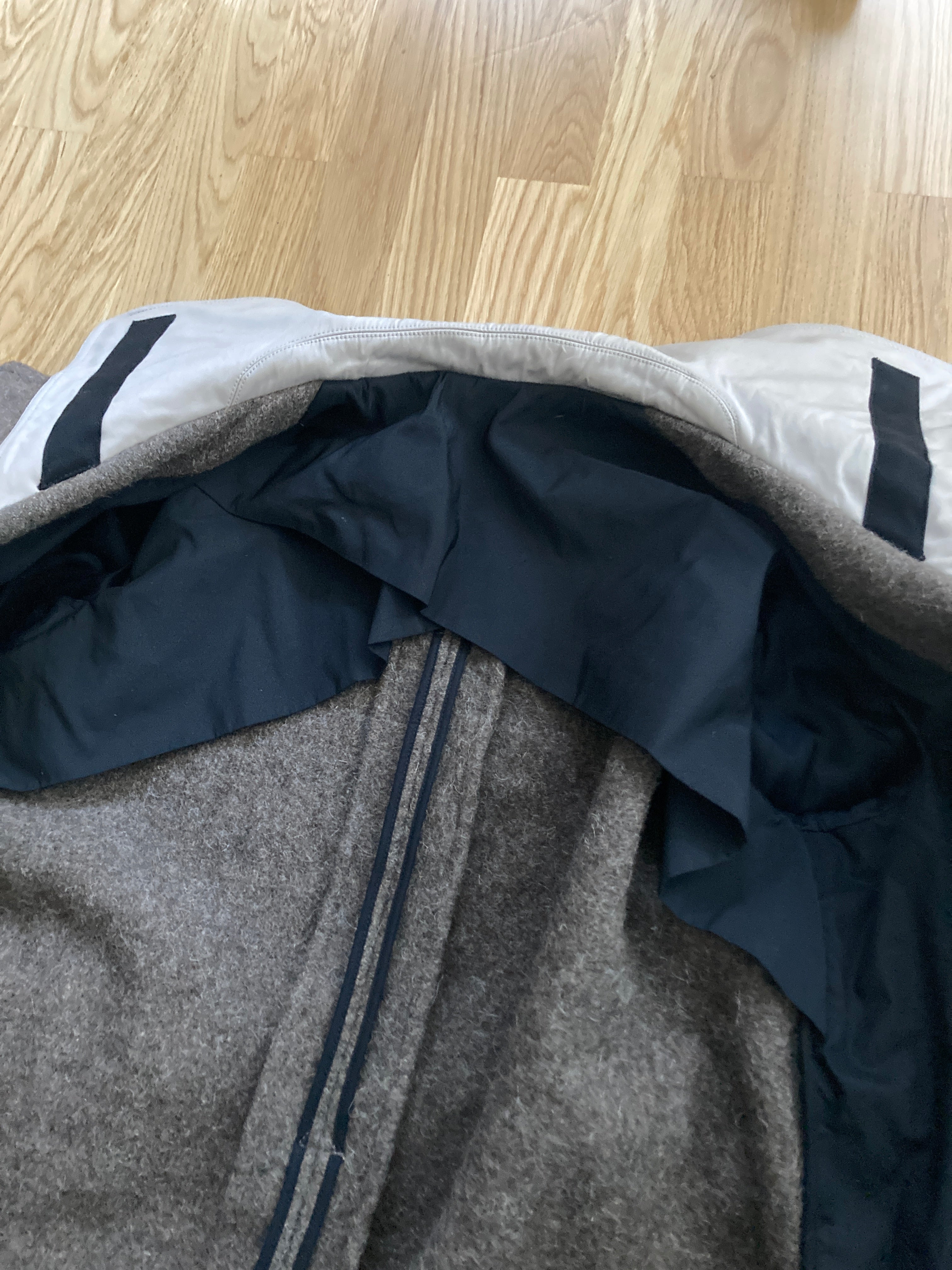 F/W 15 "SPHINX" Heavy Runway Wool Coat Rick Owens 52/L