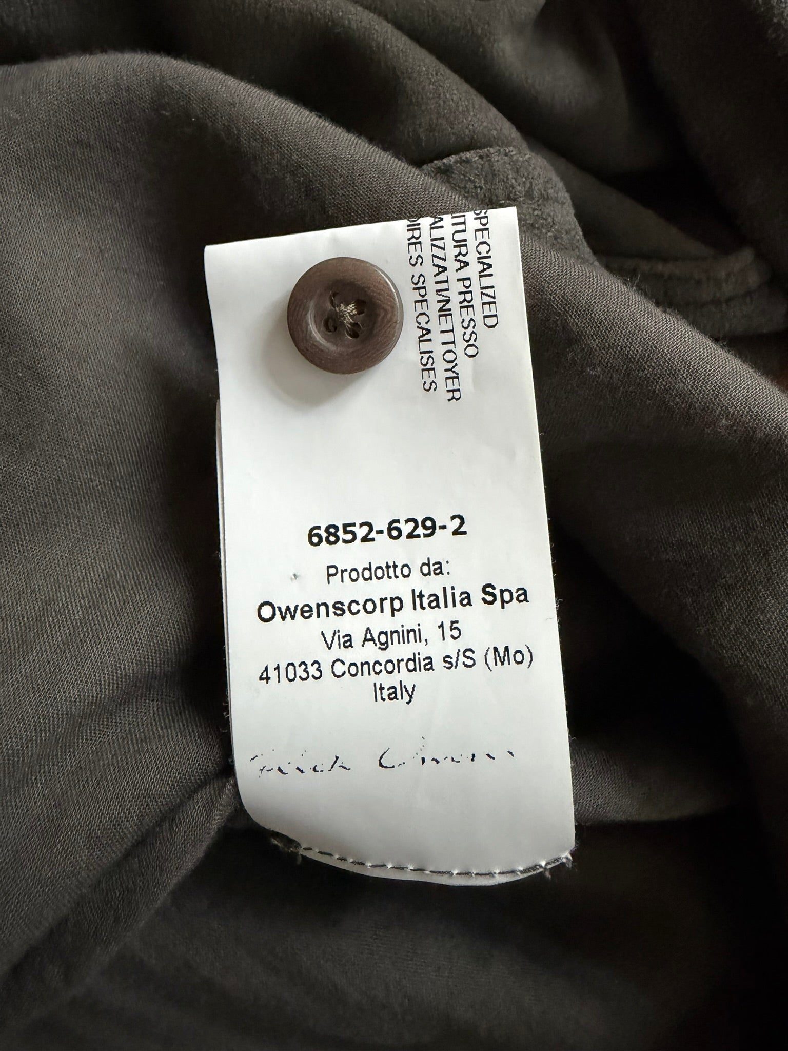 F/W 16 “MASTODON” Blistered Lamb Leather Trench Shirt L/54