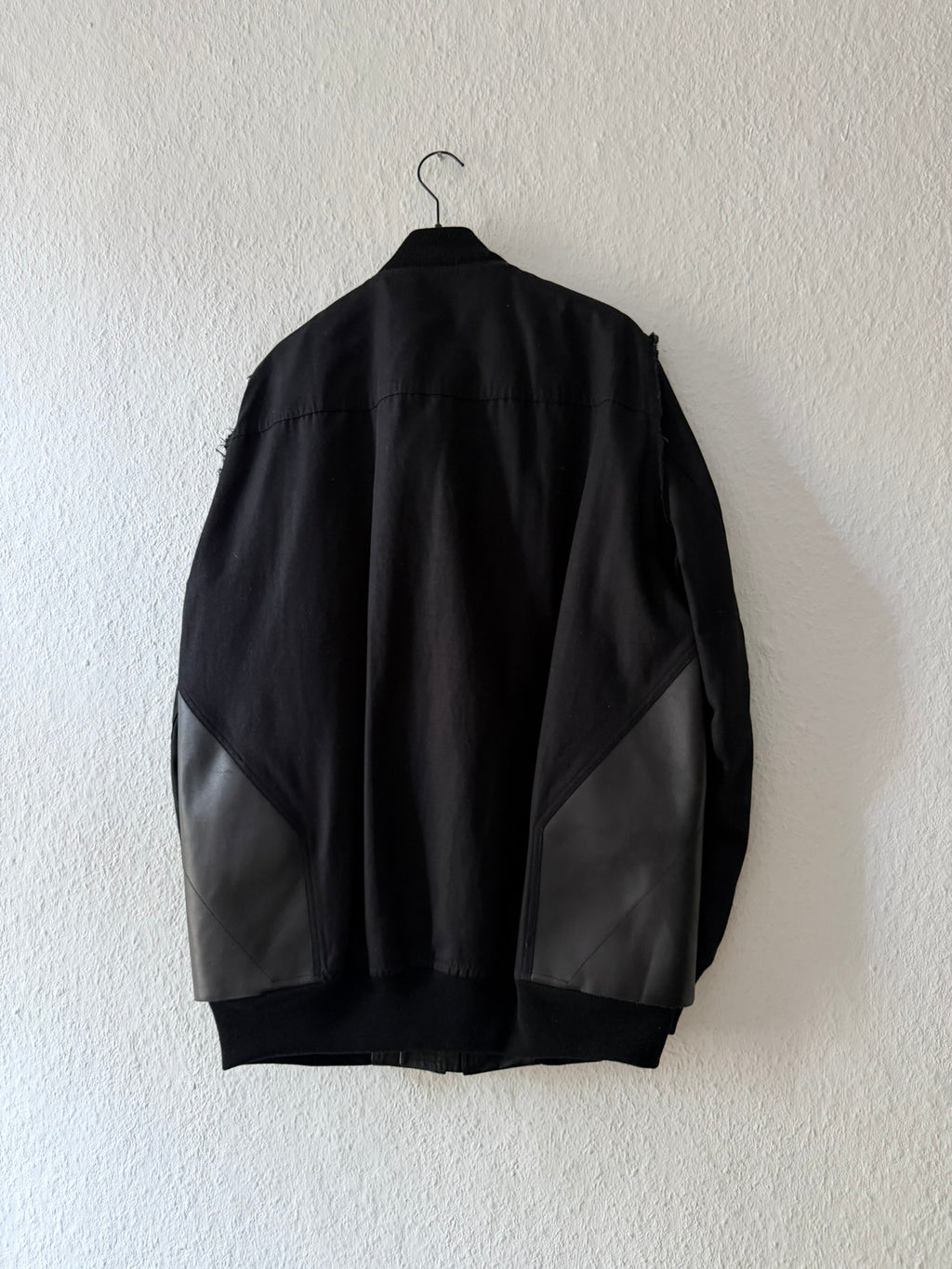 S/S 16「CYCLOPS」ランウェイ パッチワーク ボンバージャケット ブラック/ナチュラル サイズ 50/M