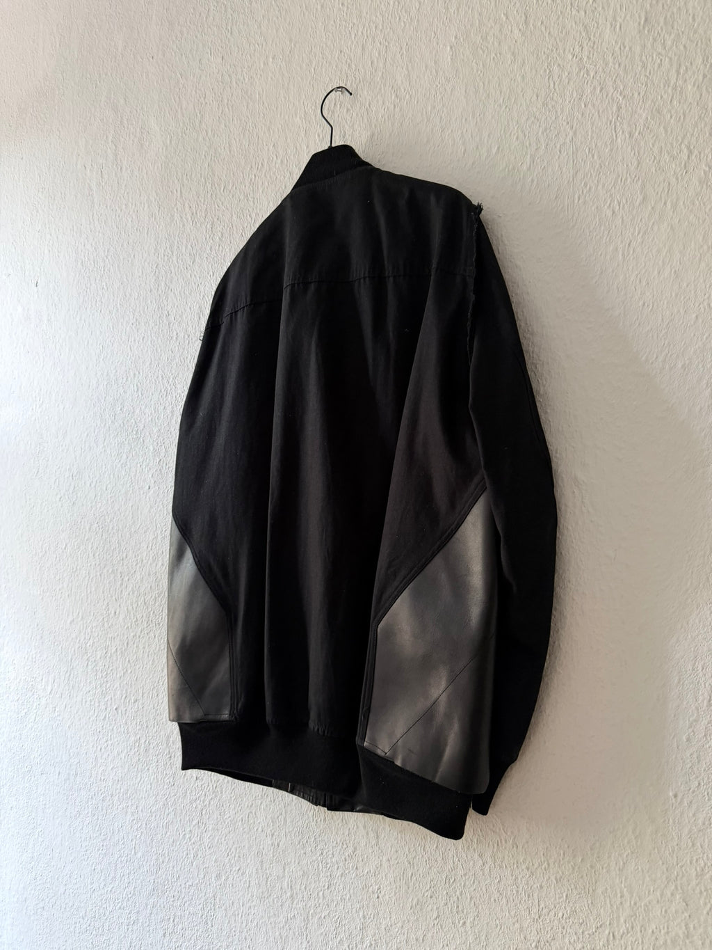 S/S 16「CYCLOPS」ランウェイ パッチワーク ボンバージャケット ブラック/ナチュラル サイズ 50/M