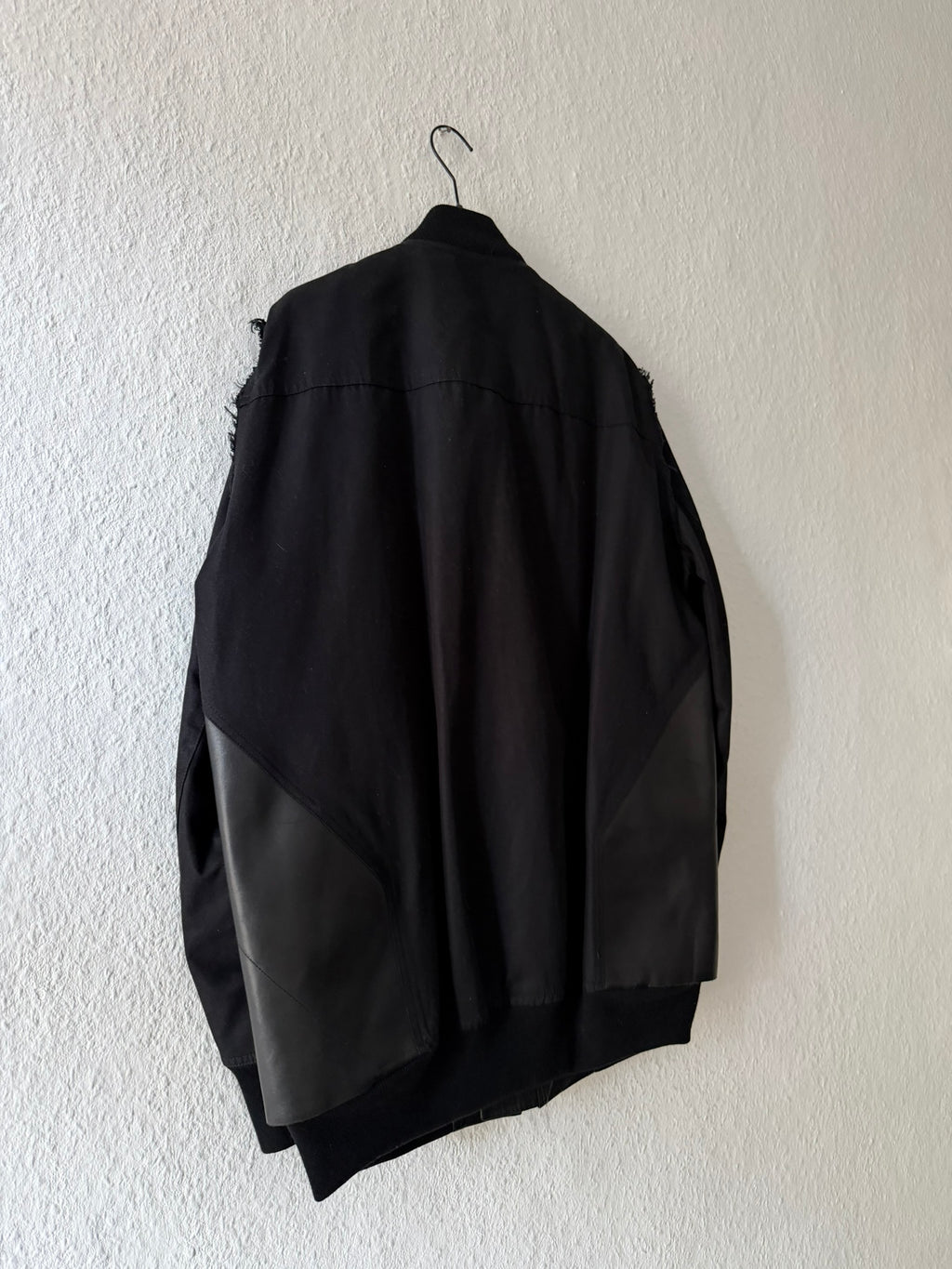 S/S 16「CYCLOPS」ランウェイ パッチワーク ボンバージャケット ブラック/ナチュラル サイズ 50/M